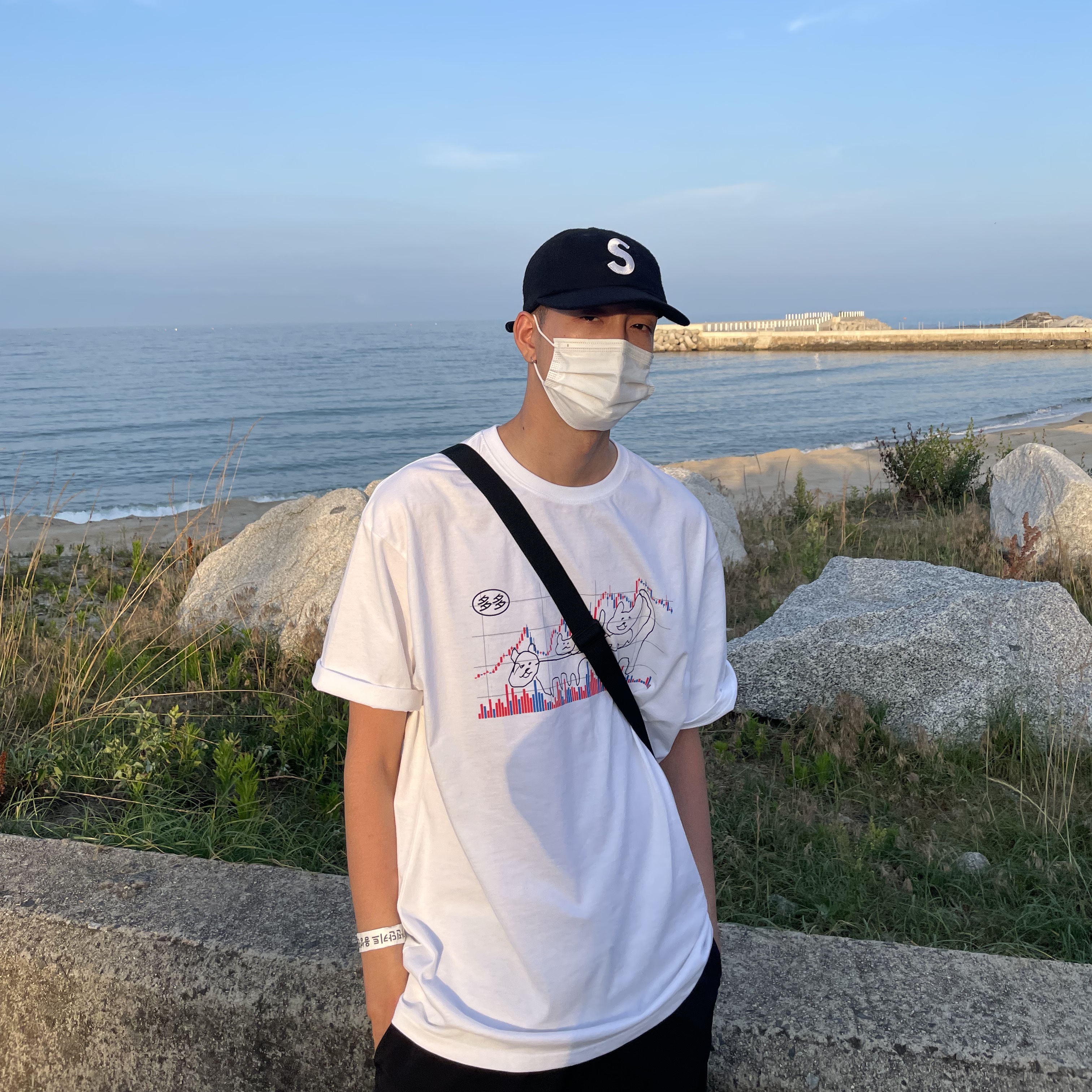 Supreme Ventile S Logo 6-Panel Black - 21FW, Jordan 1 Retro High OG Court Purple 2020 착용 스타일 - 1