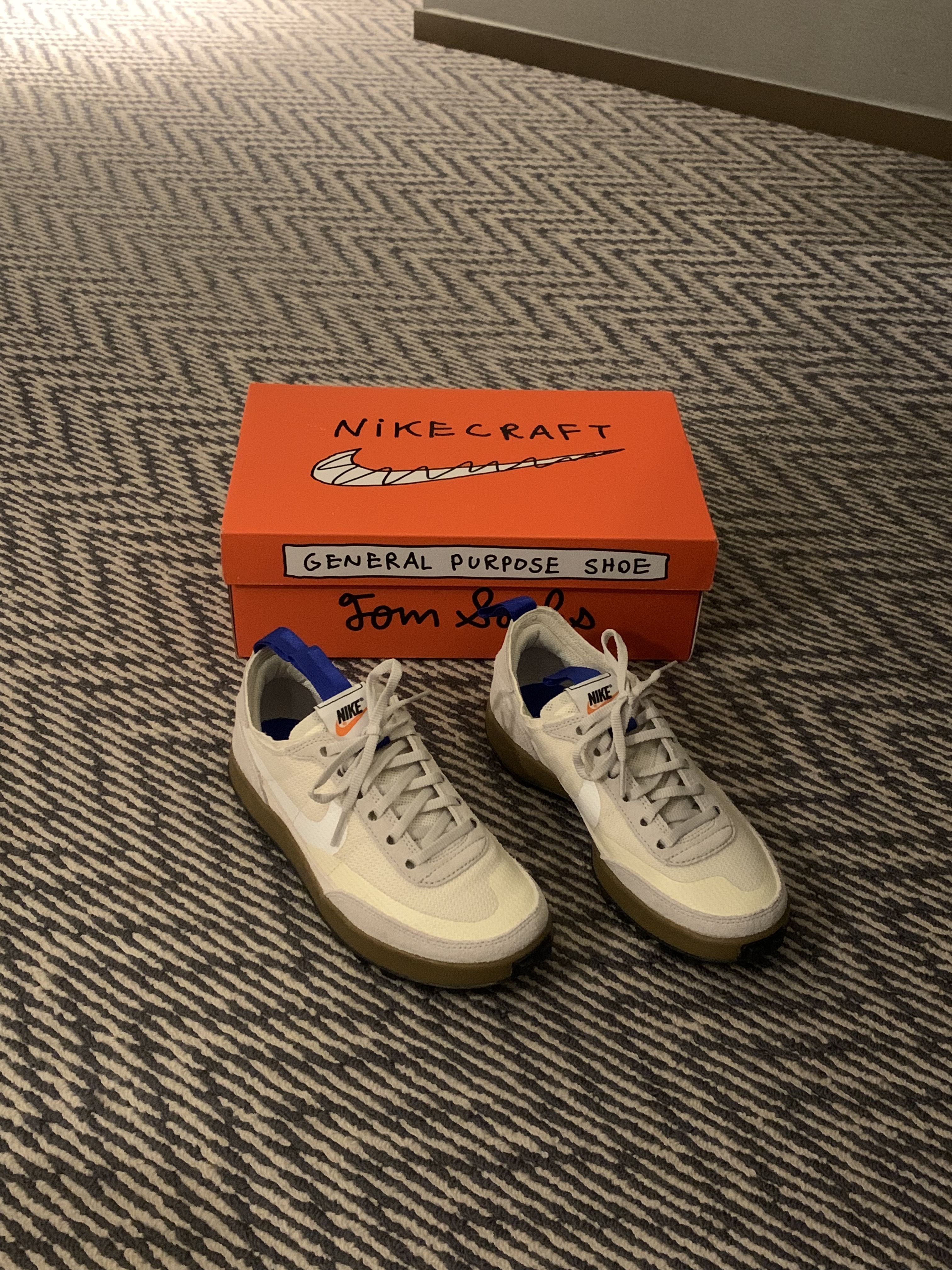 Nike x Tom Sachs General Purpose Shoe Light Cream 착용 스타일