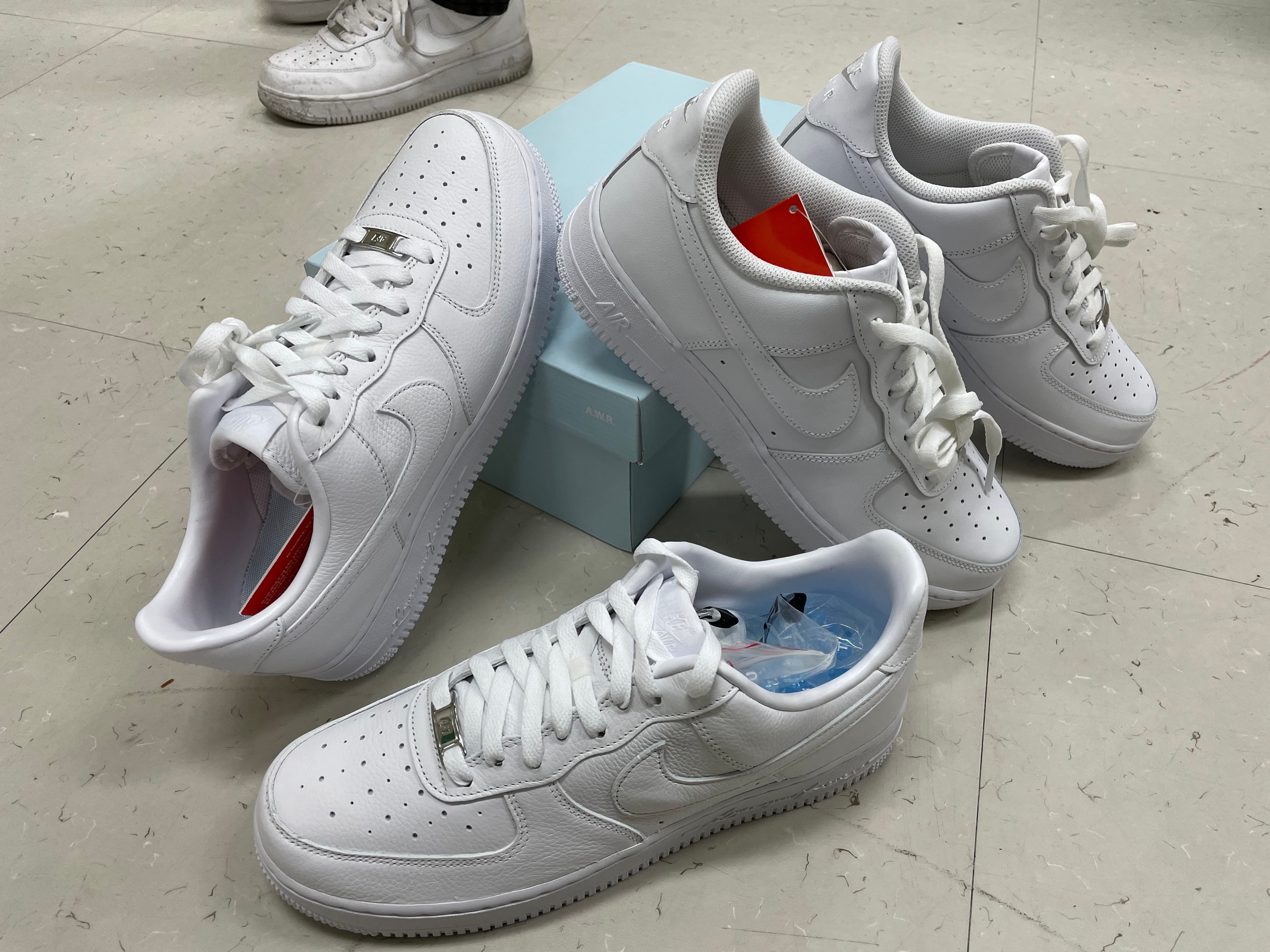 Nike x Drake Nocta Air Force 1 Low SP Certified Lover Boy White, Nike Air Force 1 '07 Low White 착용 스타일