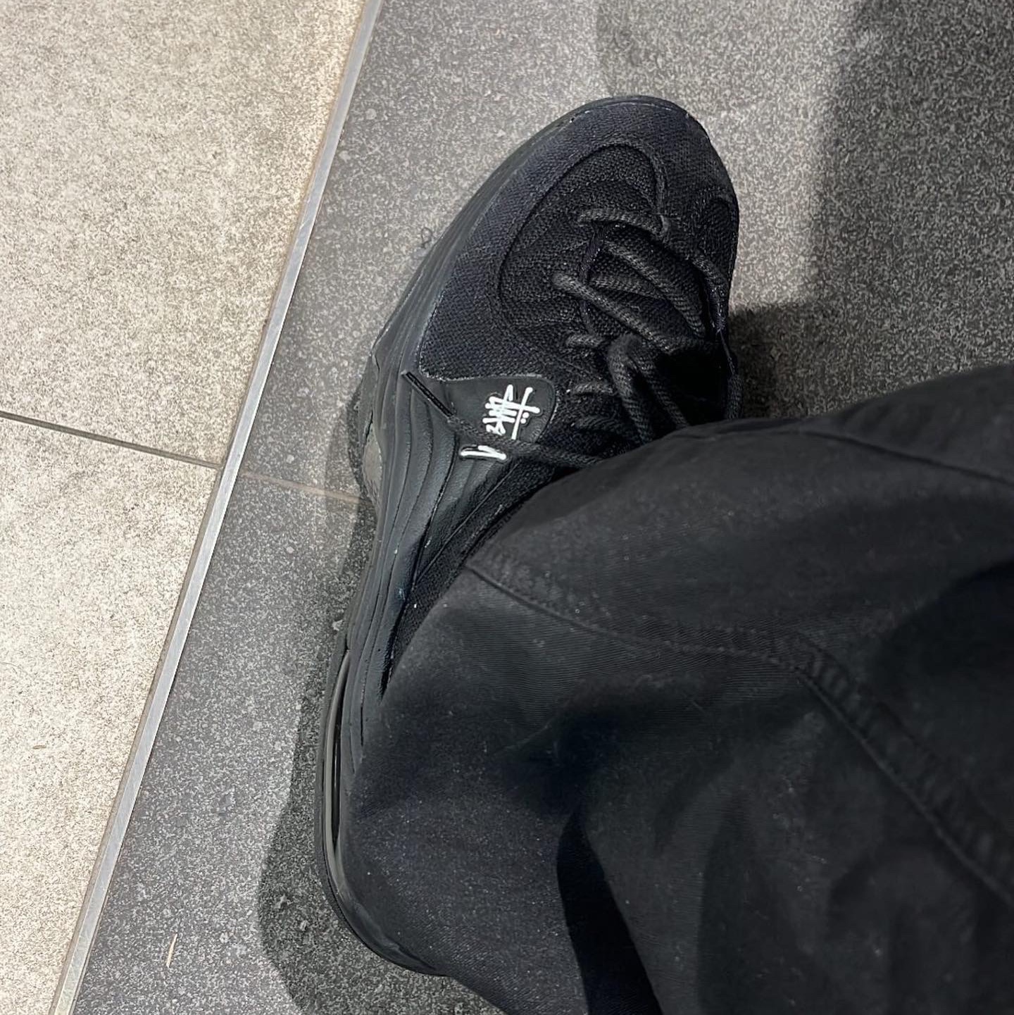 Nike x Stussy Air Penny II Black 착용 스타일