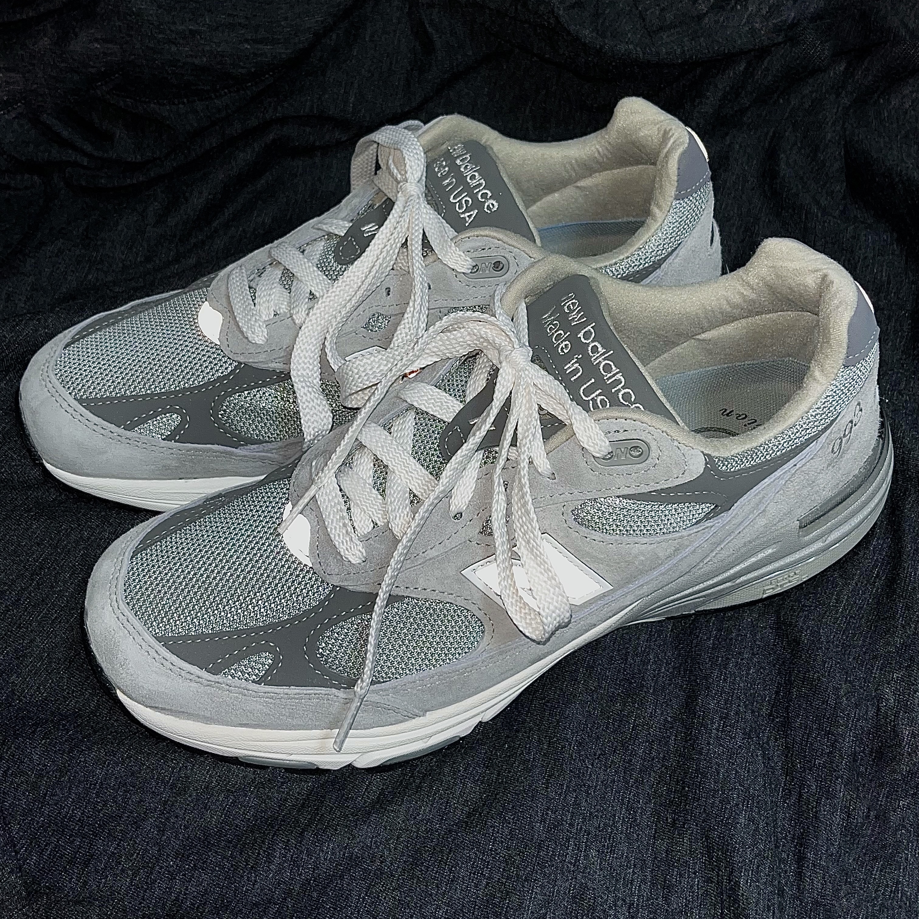 New Balance 993 Made in USA Grey - D Standard, New Balance 2002R Eclipse Castlerock 착용 스타일 - 2