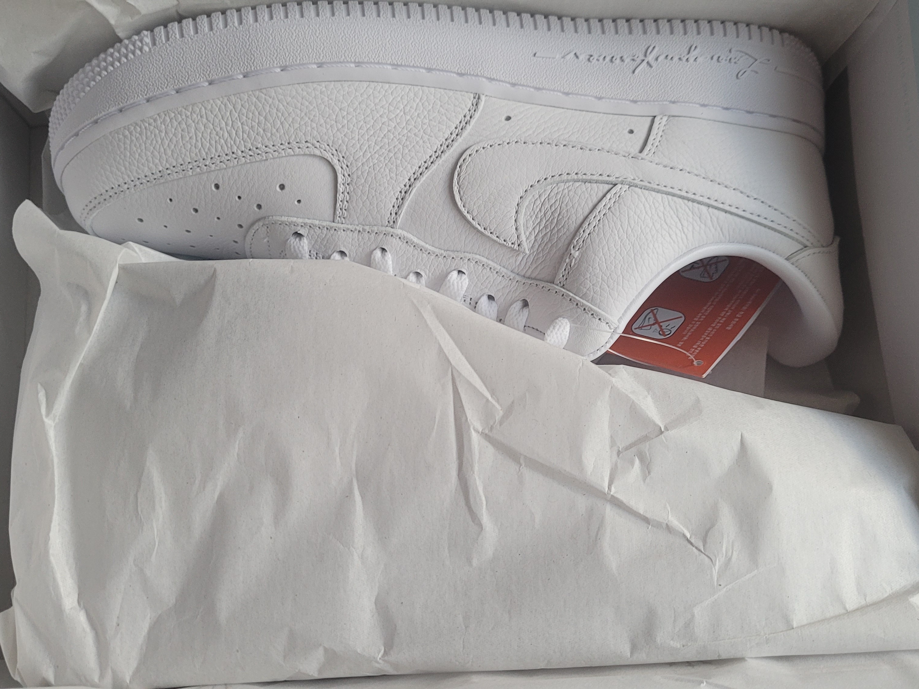 Nike x Drake Nocta Air Force 1 Low SP Certified Lover Boy White 착용 스타일
