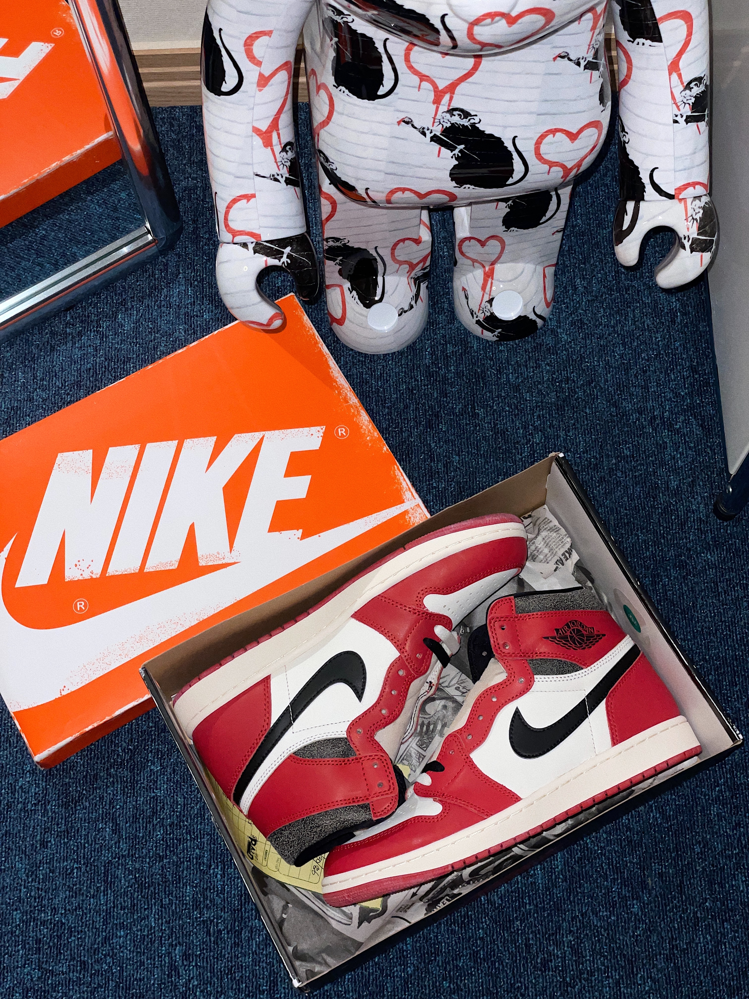 Jordan 1 Retro High OG Chicago 2022, Playmobil Santa XXL 착용 스타일 - 3