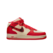 Nike Air Force 1 Mid '07 LX University Red and Pale Ivory