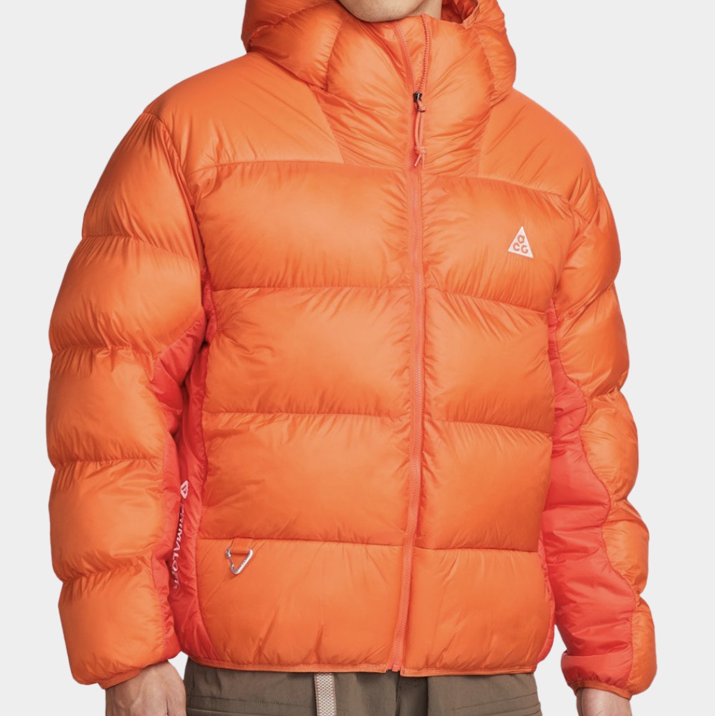 Nike ACG Therma-Fit ADV Lunar Lake Puffer Jacket Safety Orange - Asia 착용 스타일 - 3