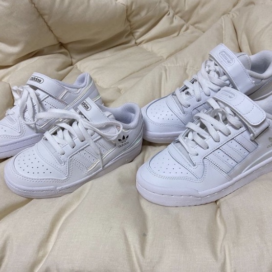 Adidas Forum Low Triple White 착용 스타일