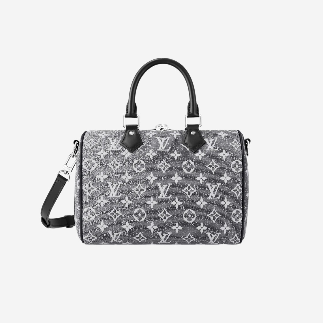 Louis Vuitton Speedy Bandouliere 25 Denim Jacquard Grey 상세 이미지 1