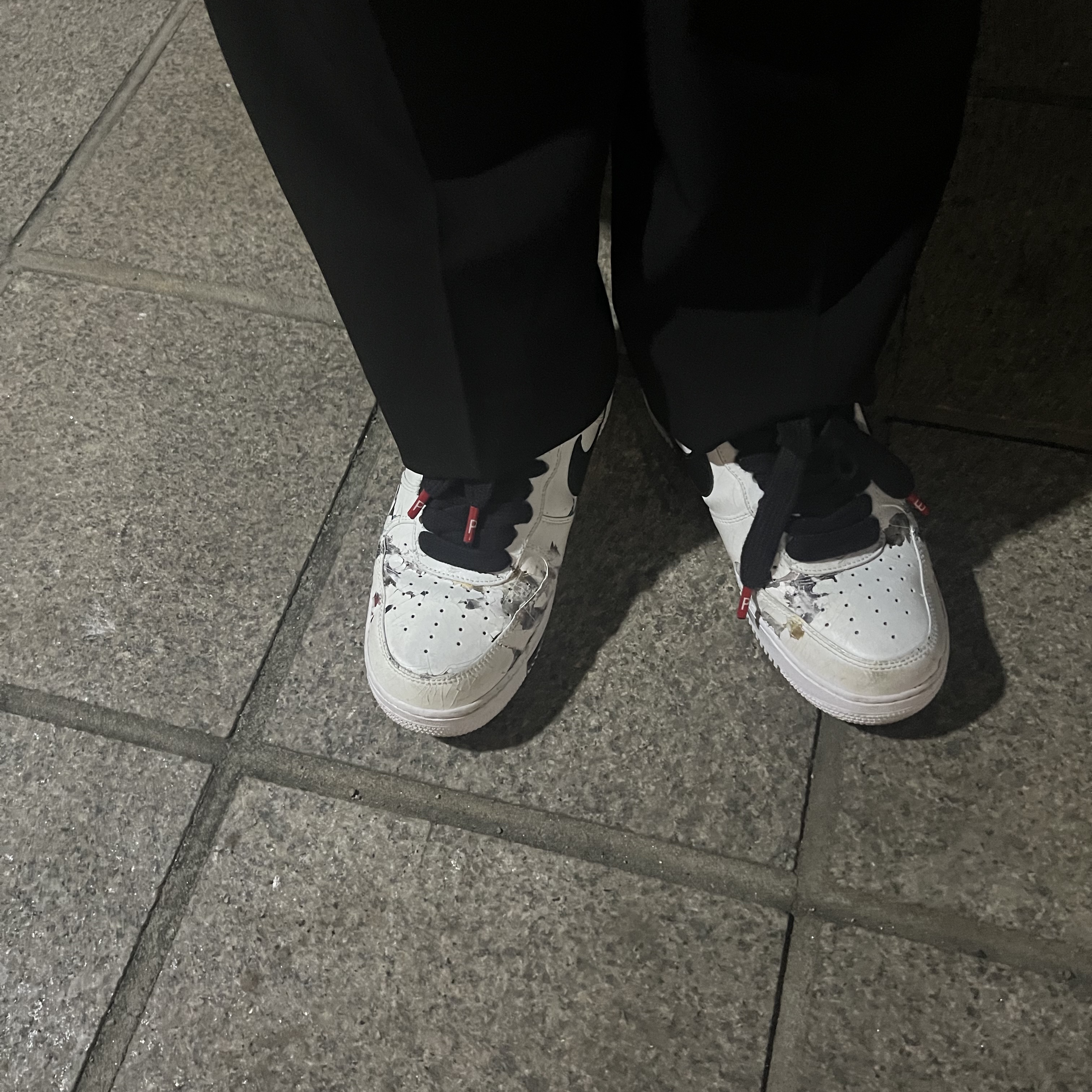 Nike x Peaceminusone Air Force 1 Low Para-Noise 2.0 착용 스타일 - 2