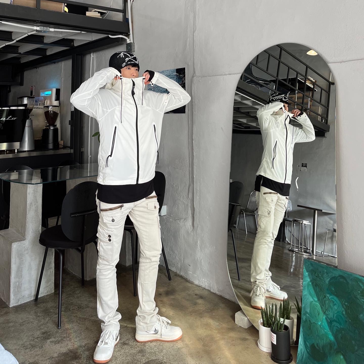 Arc'teryx Bird Head Toque Orca 착용 스타일 - 2