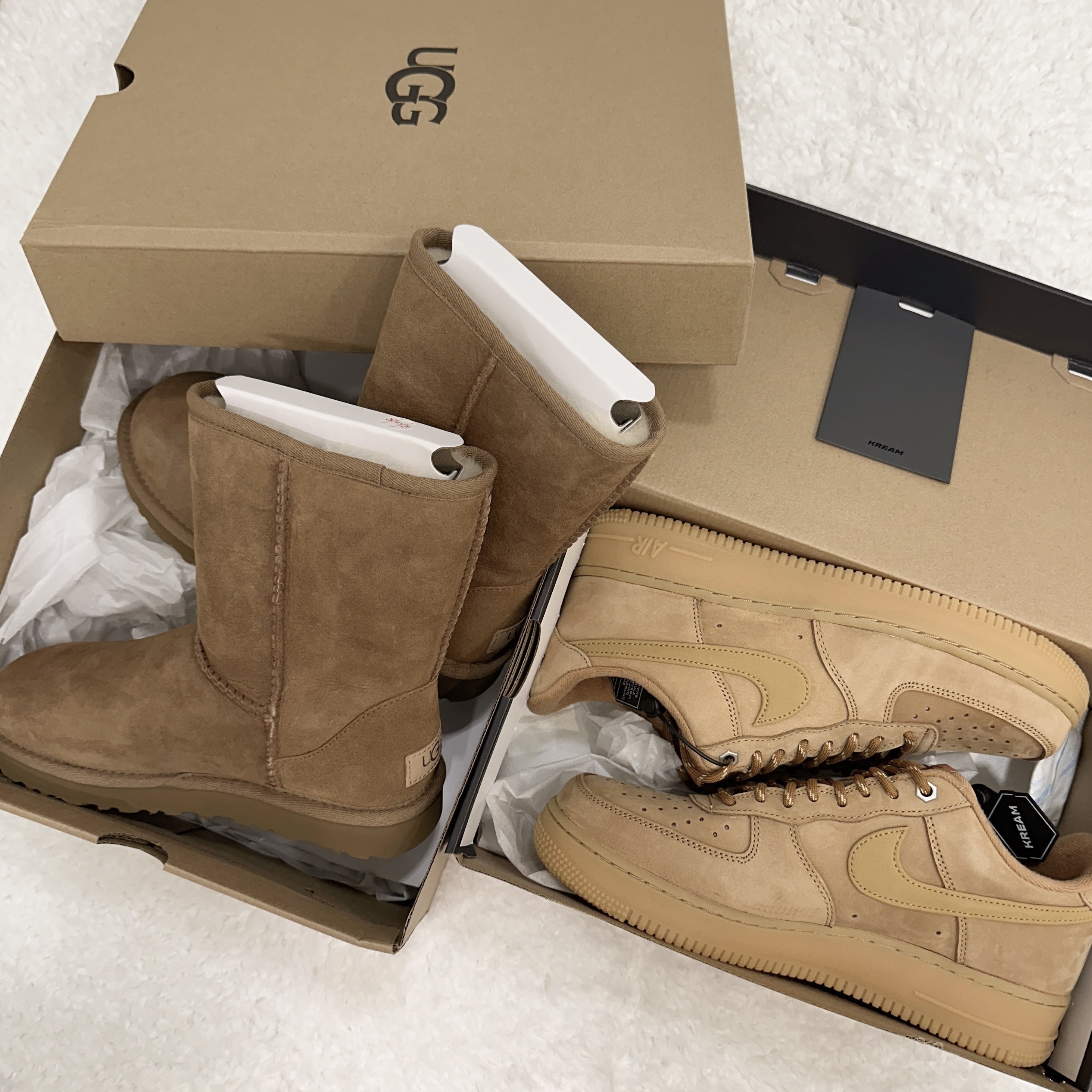 Nike Air Force 1 '07 WB Flax 착용 스타일
