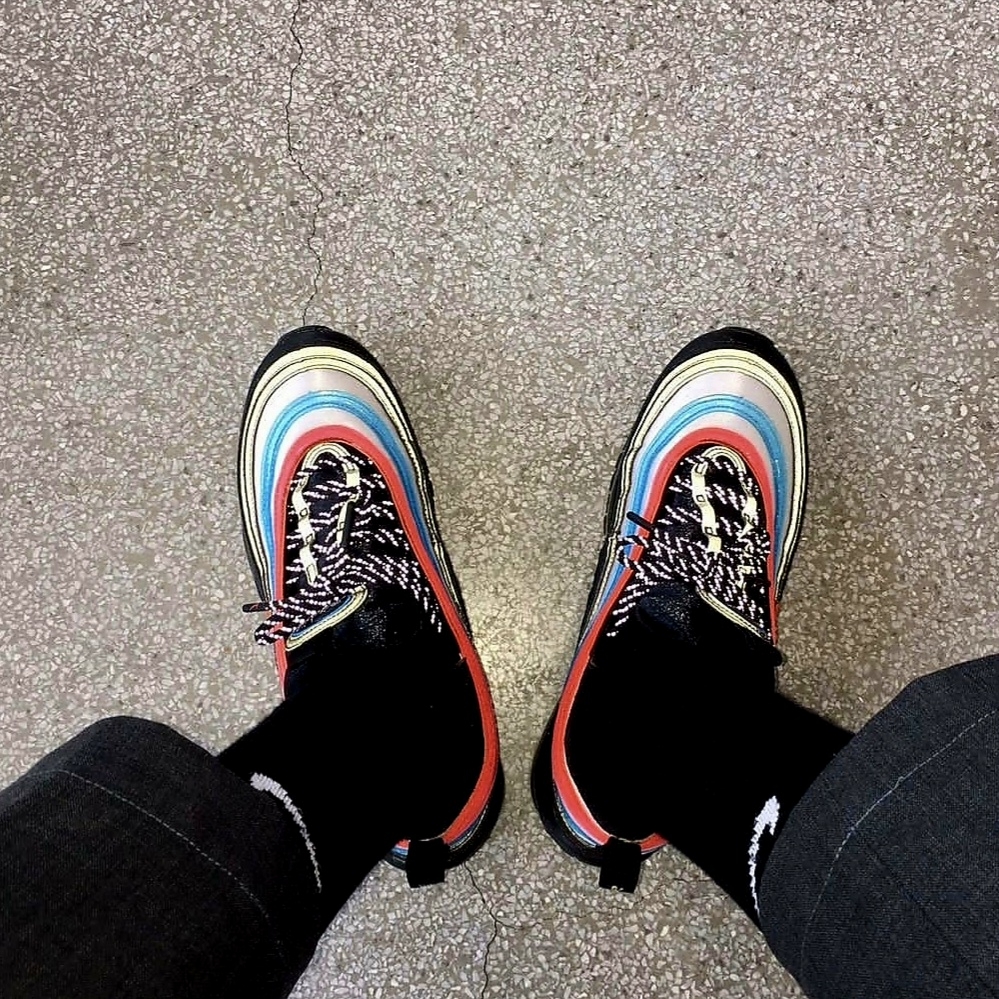 Nike Air Max 97 Neon Seoul 착용 스타일