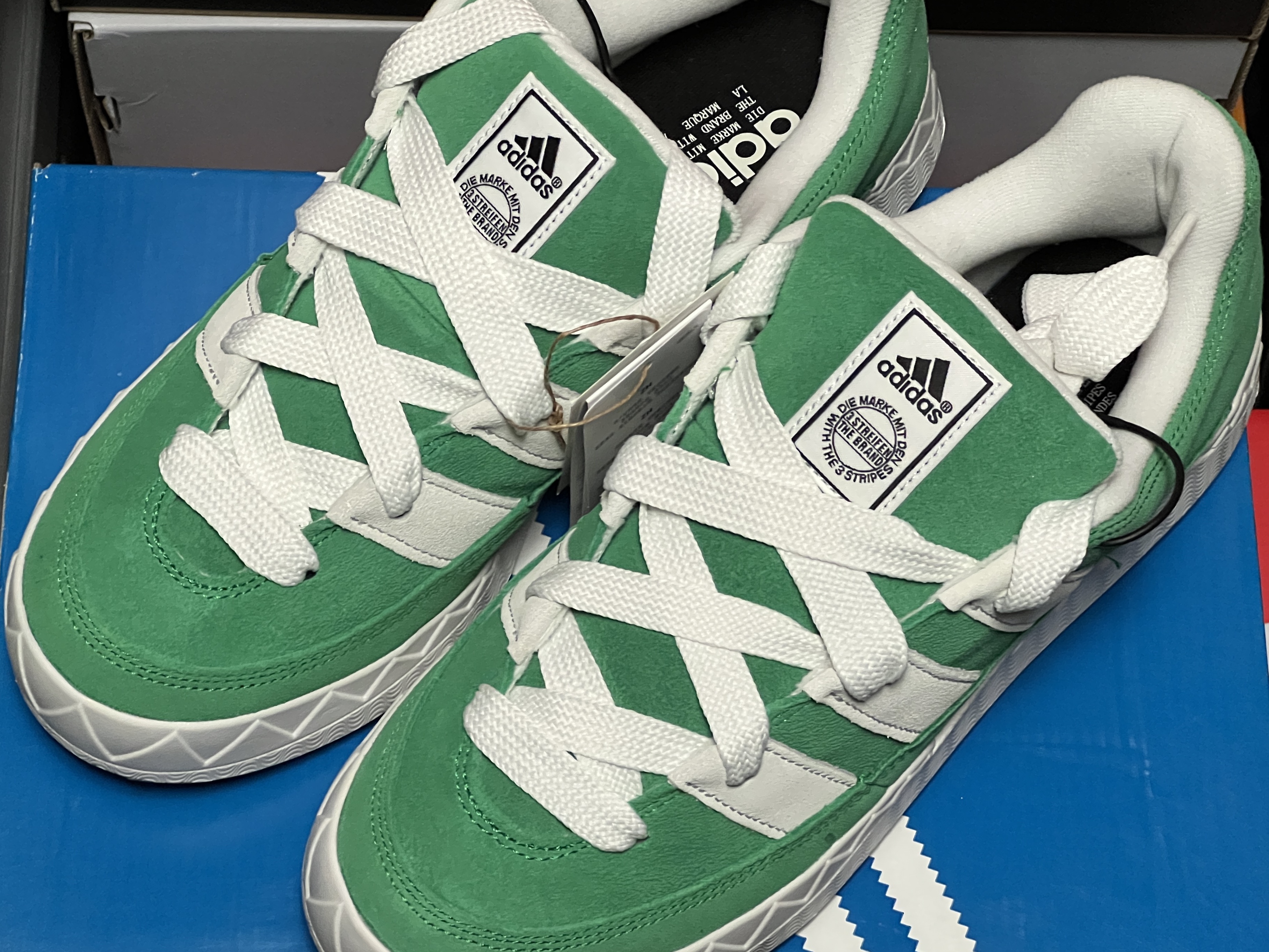 Adidas Adimatic Green 착용 스타일