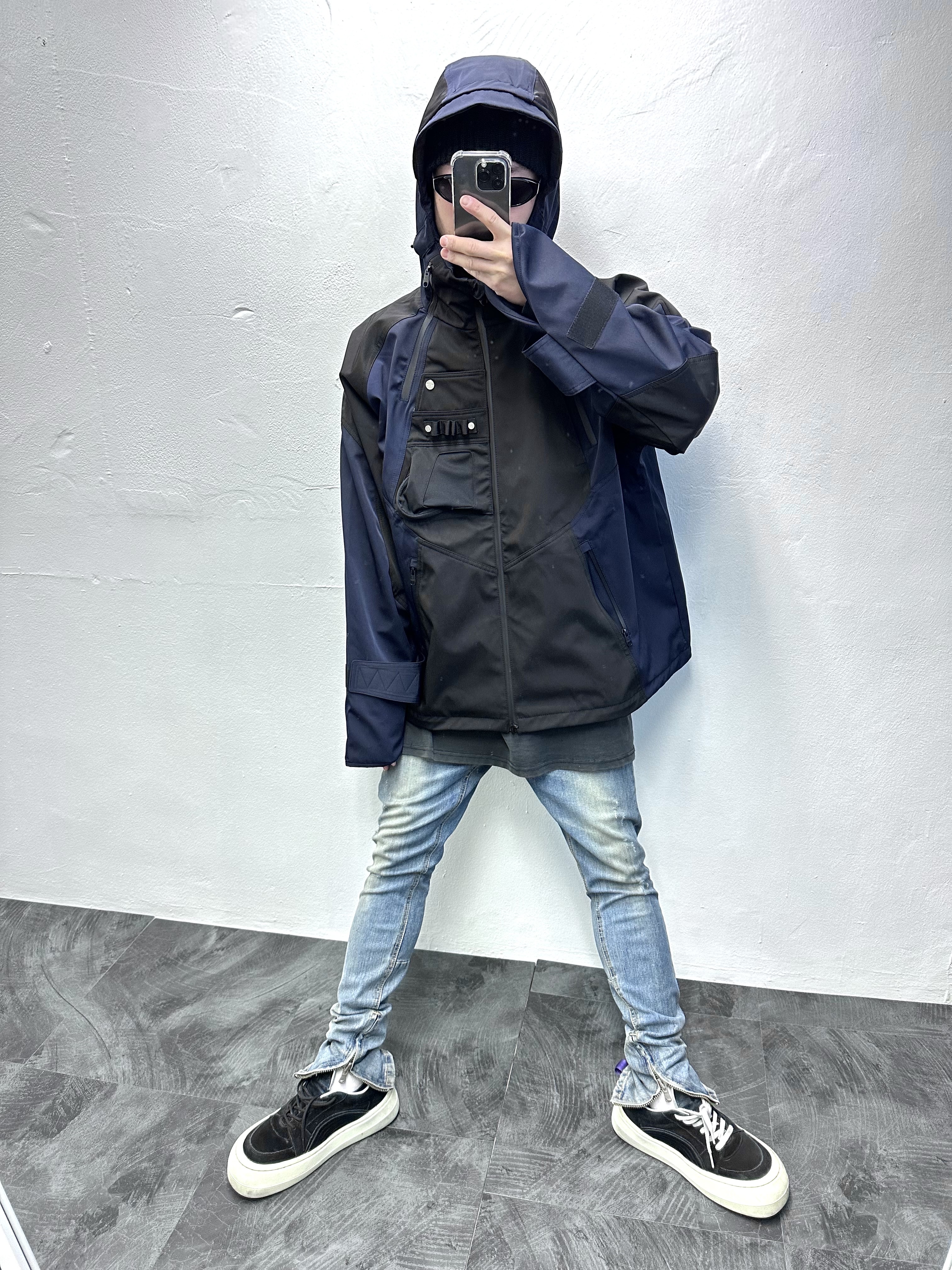 Undermycar Kame Multi Zip Turtle Shell Parka After Midnight - 22FW 착용 스타일