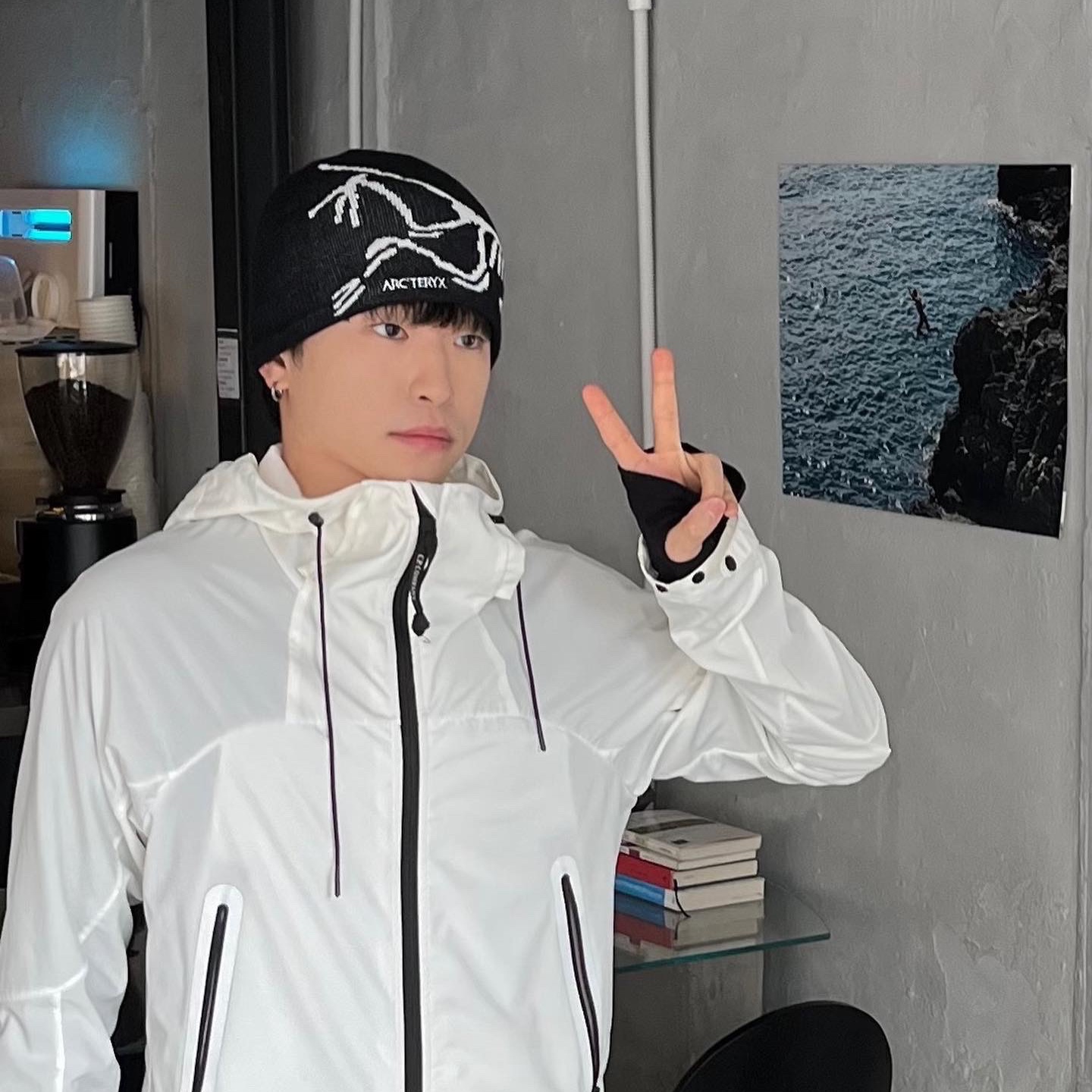 Arc'teryx Bird Head Toque Orca 착용 스타일 - 3