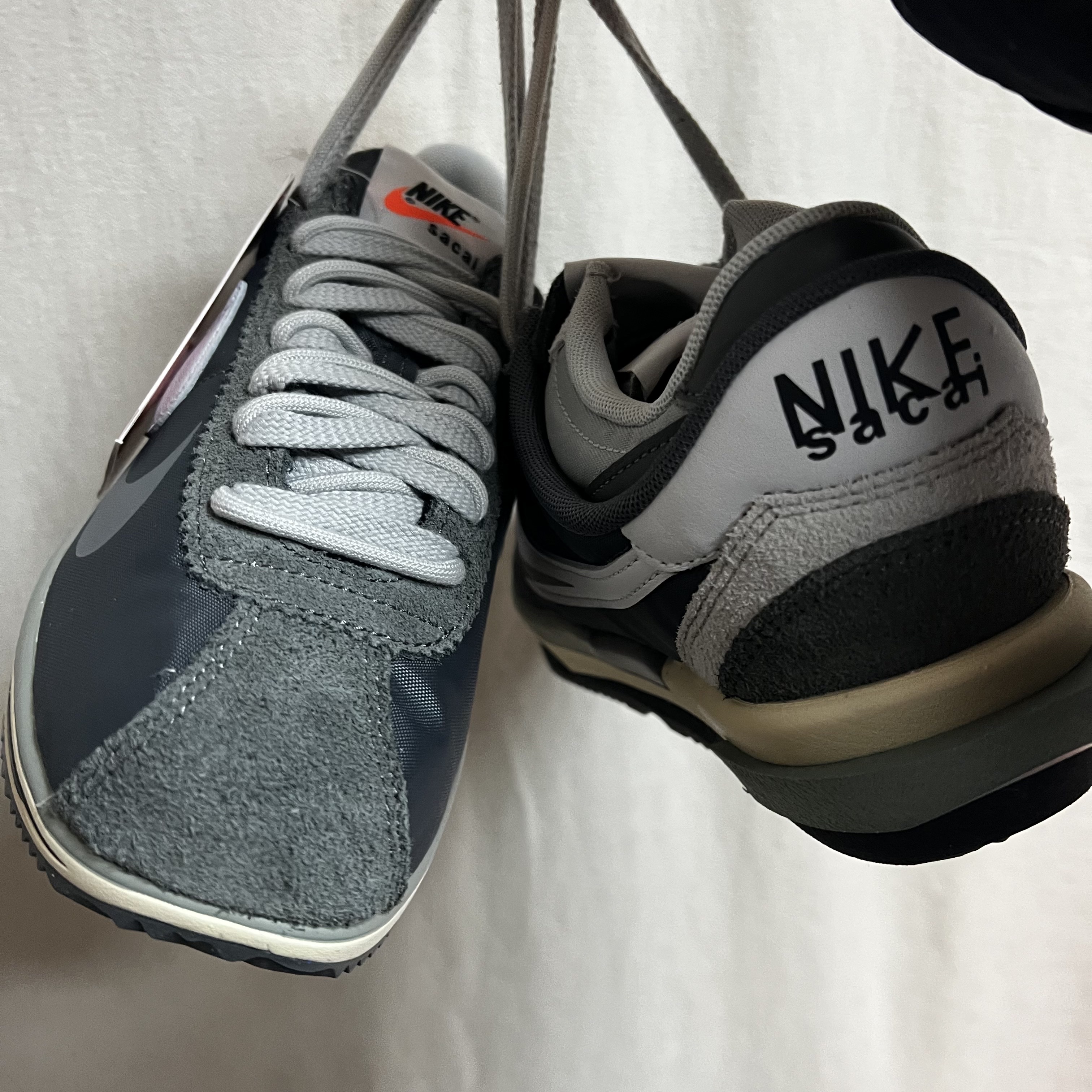 Nike x Sacai Zoom Cortez SP Iron Grey 착용 스타일 - 1