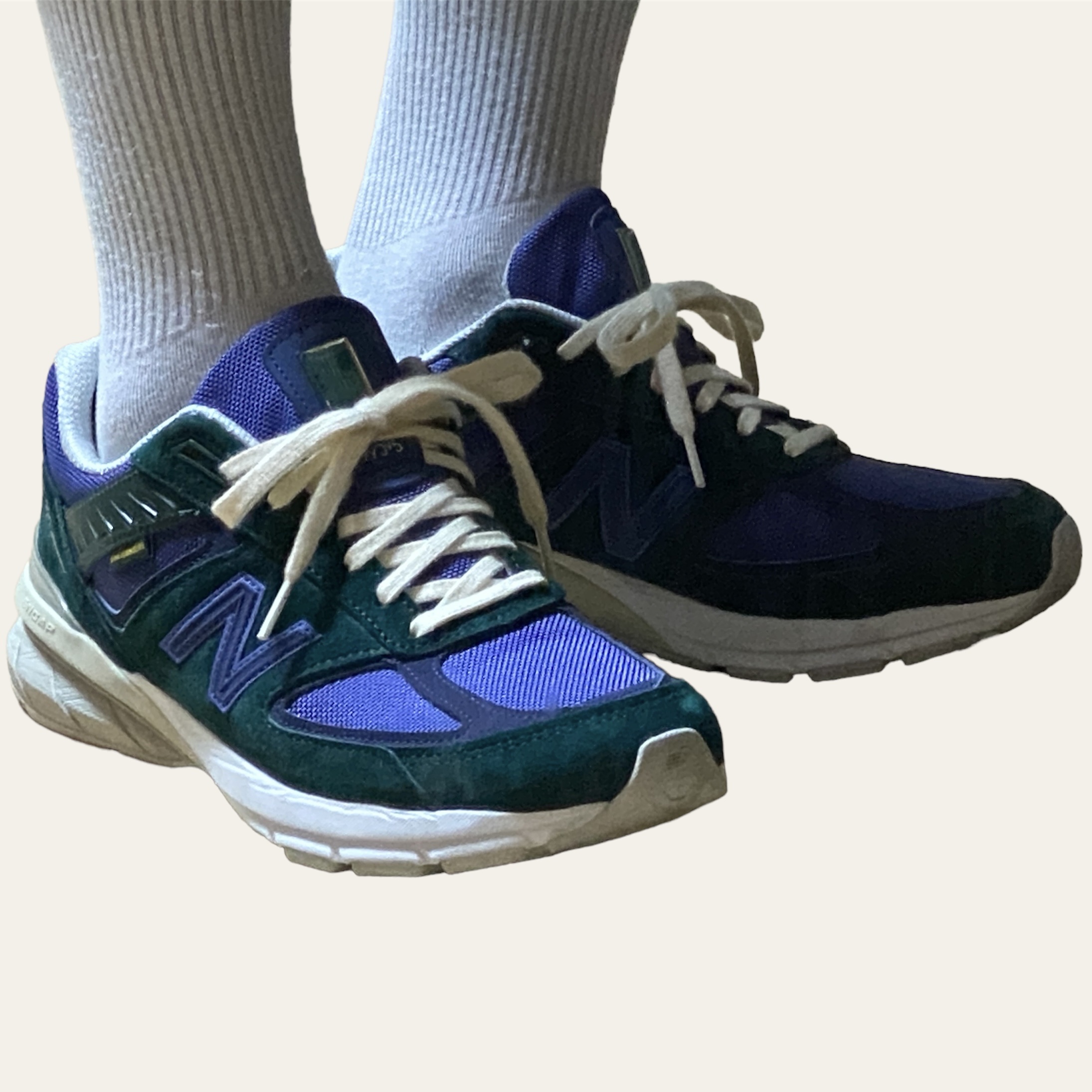 New Balance x Aime Leon Dore 991 Made in UK Tan, New Balance x Aime Leon Dore 550 Olive 착용 스타일 - 3