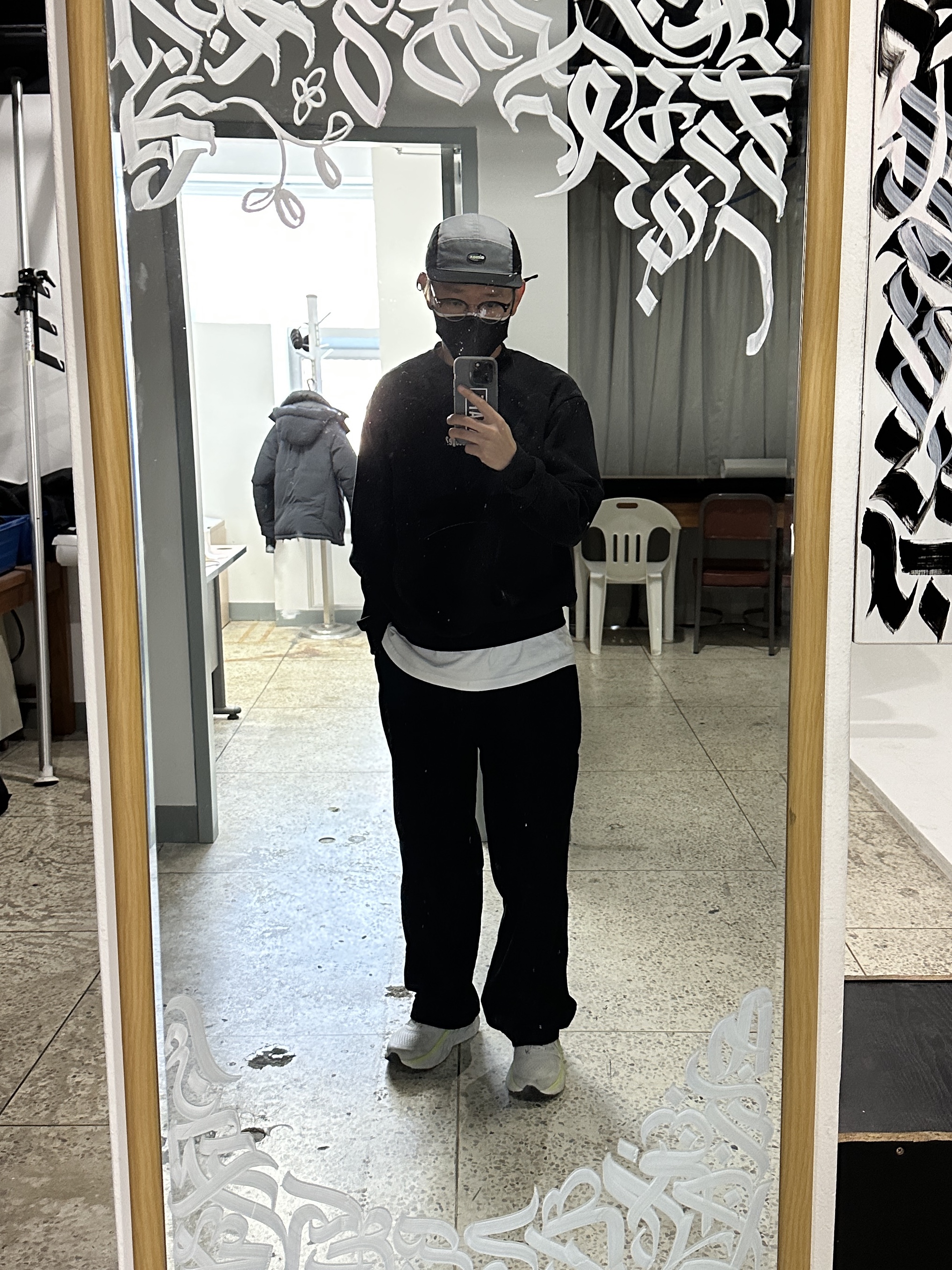 New Balance Fresh Foam X More v4 White Green - 2E Wide 착용 스타일