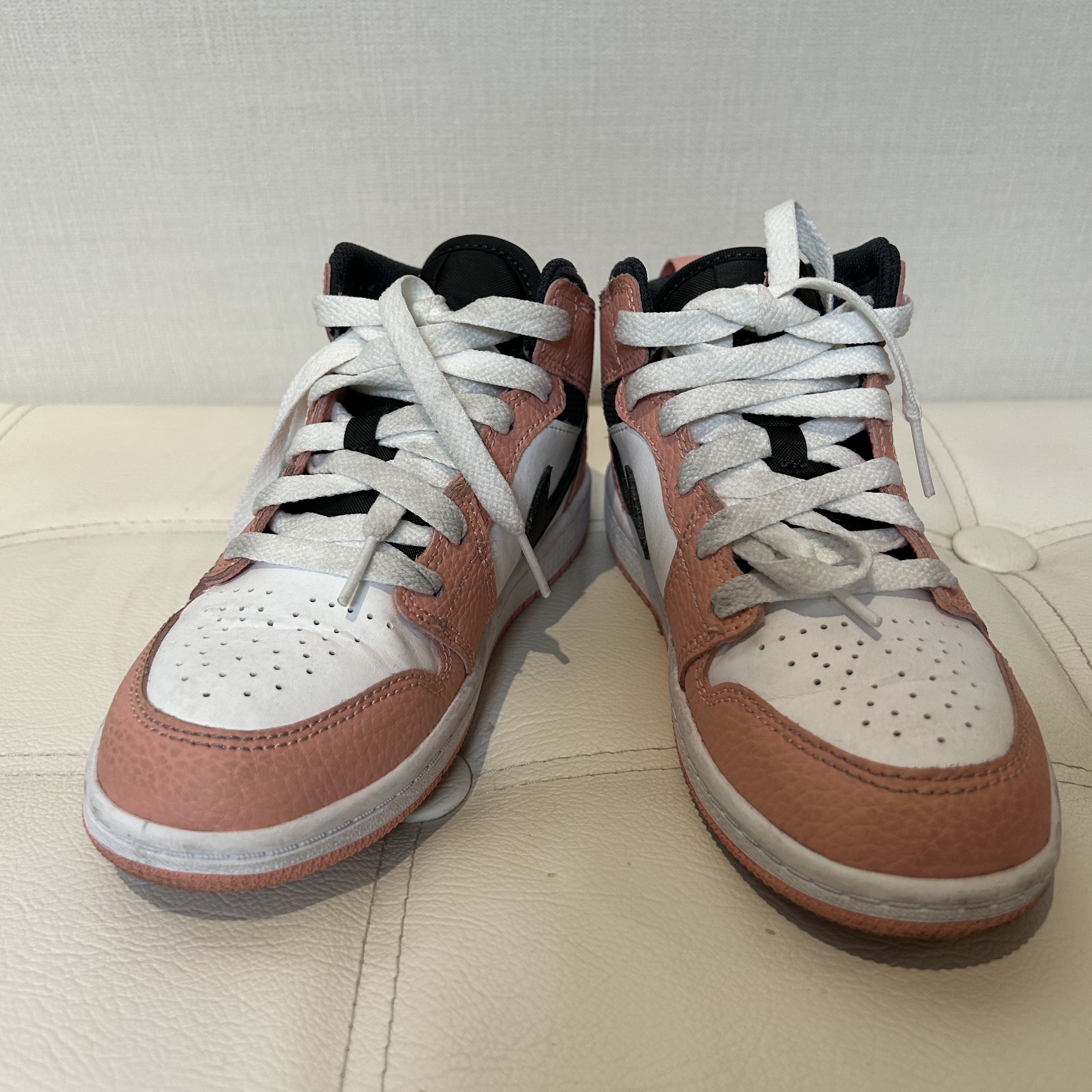 (PS) Jordan 1 Mid Pink Quartz 착용 스타일