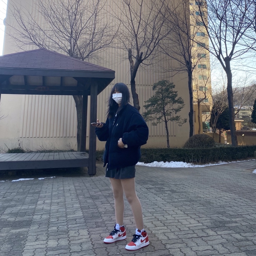 (GS) Jordan 1 Retro High OG Heritage 착용 스타일