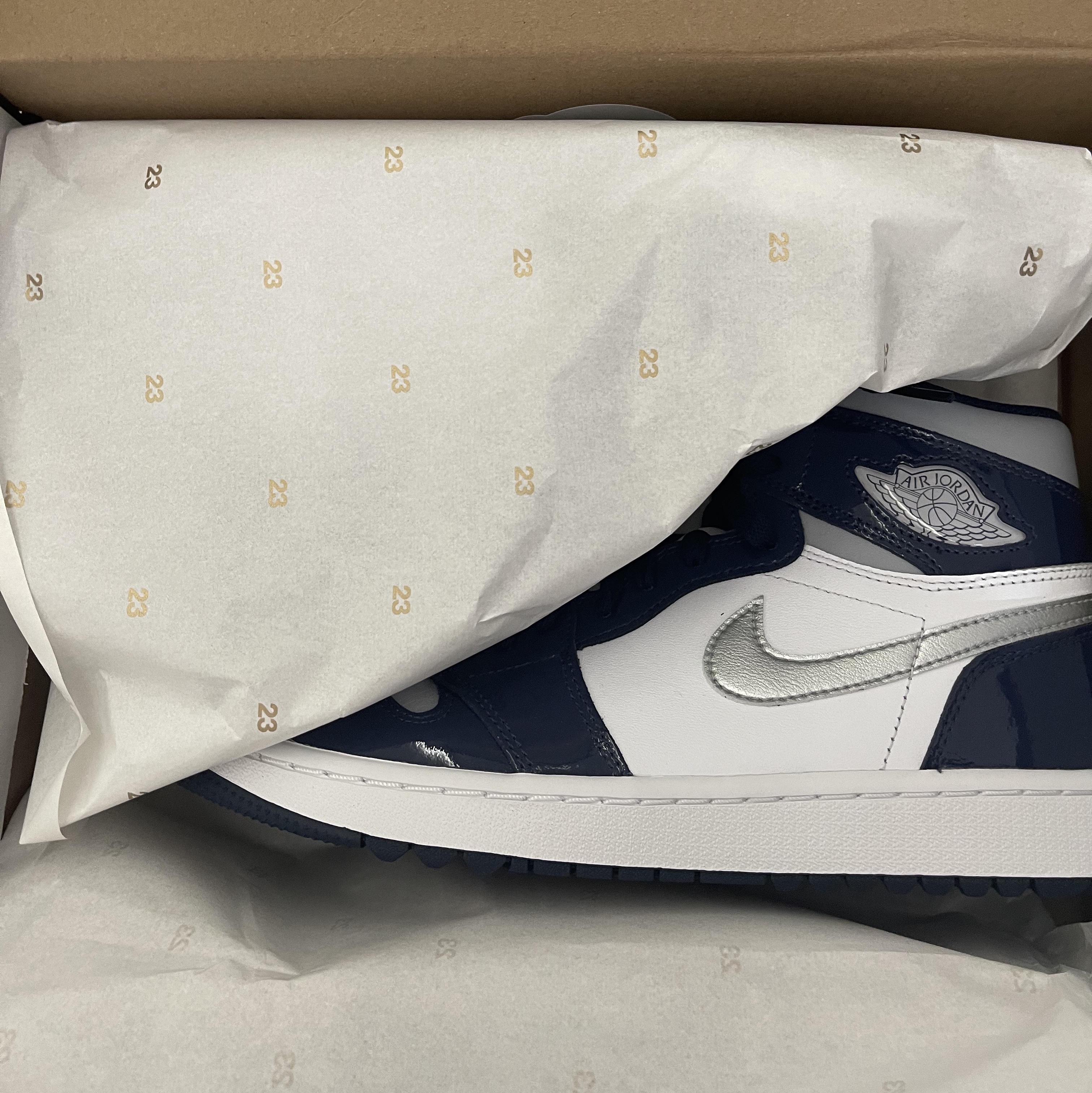 Nike x Ambush Air Force 1 Low SP Game Royal and Vivid Sulfur, Jordan 1 High Golf Midnight Navy 착용 스타일 - 2