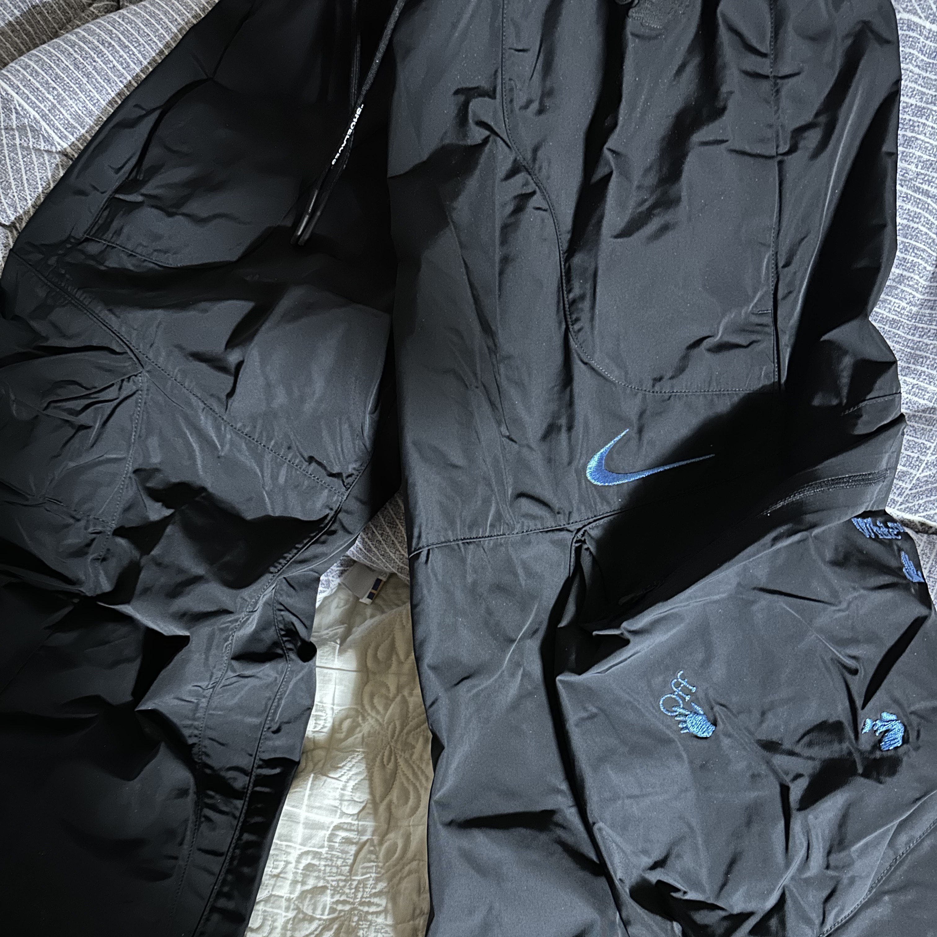Nike x Off-White NRG Track Suit Black - Asia, Nike x Off-White NRG Track Jacket Black - Asia 착용 스타일 - 3