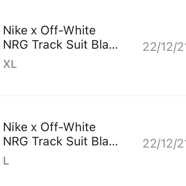 Nike x Off-White NRG Track Suit Black - Asia 착용 스타일