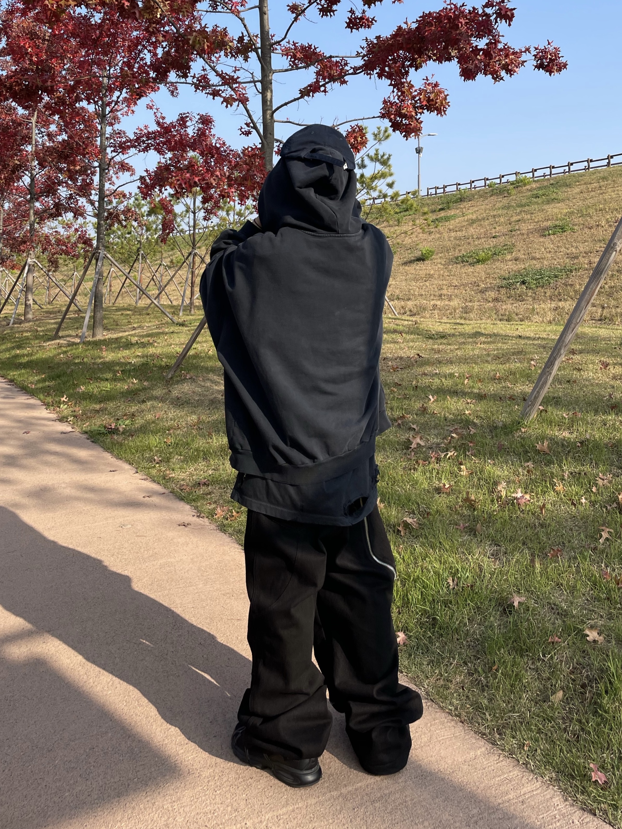 Nike Air Kukini Triple Black 착용 스타일