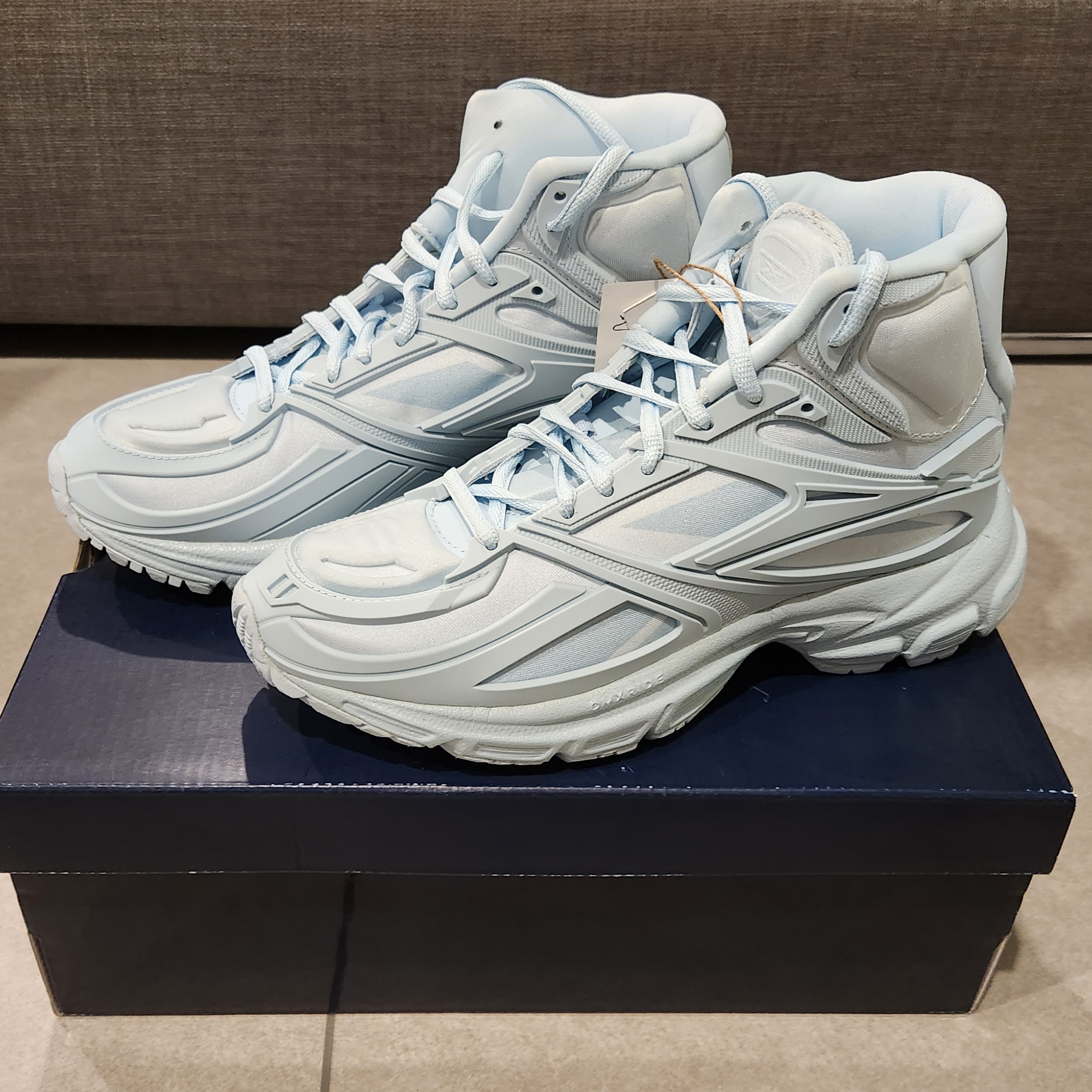 Reebok x Kanghyuk Premier Road Modern Mid Light Blue 착용 스타일