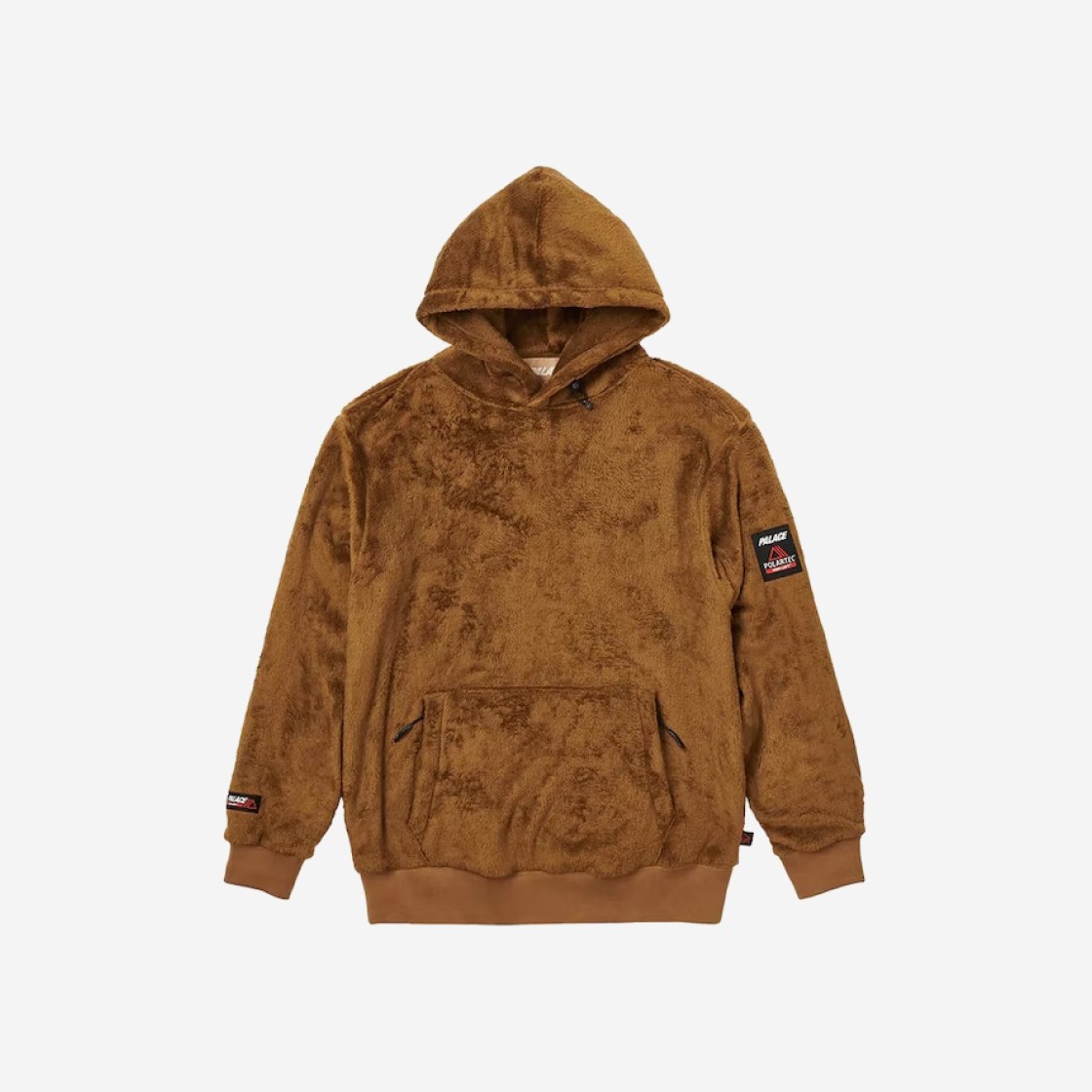 Palace Polartec High Loft Hood Brown - 22FW 상세 이미지 1