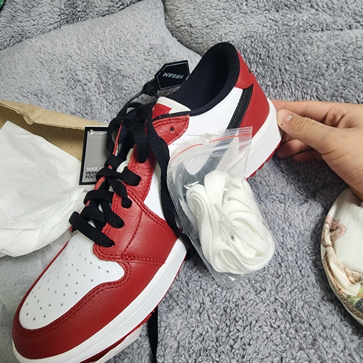 Jordan 1 Low Golf Chicago 착용 스타일 - 4