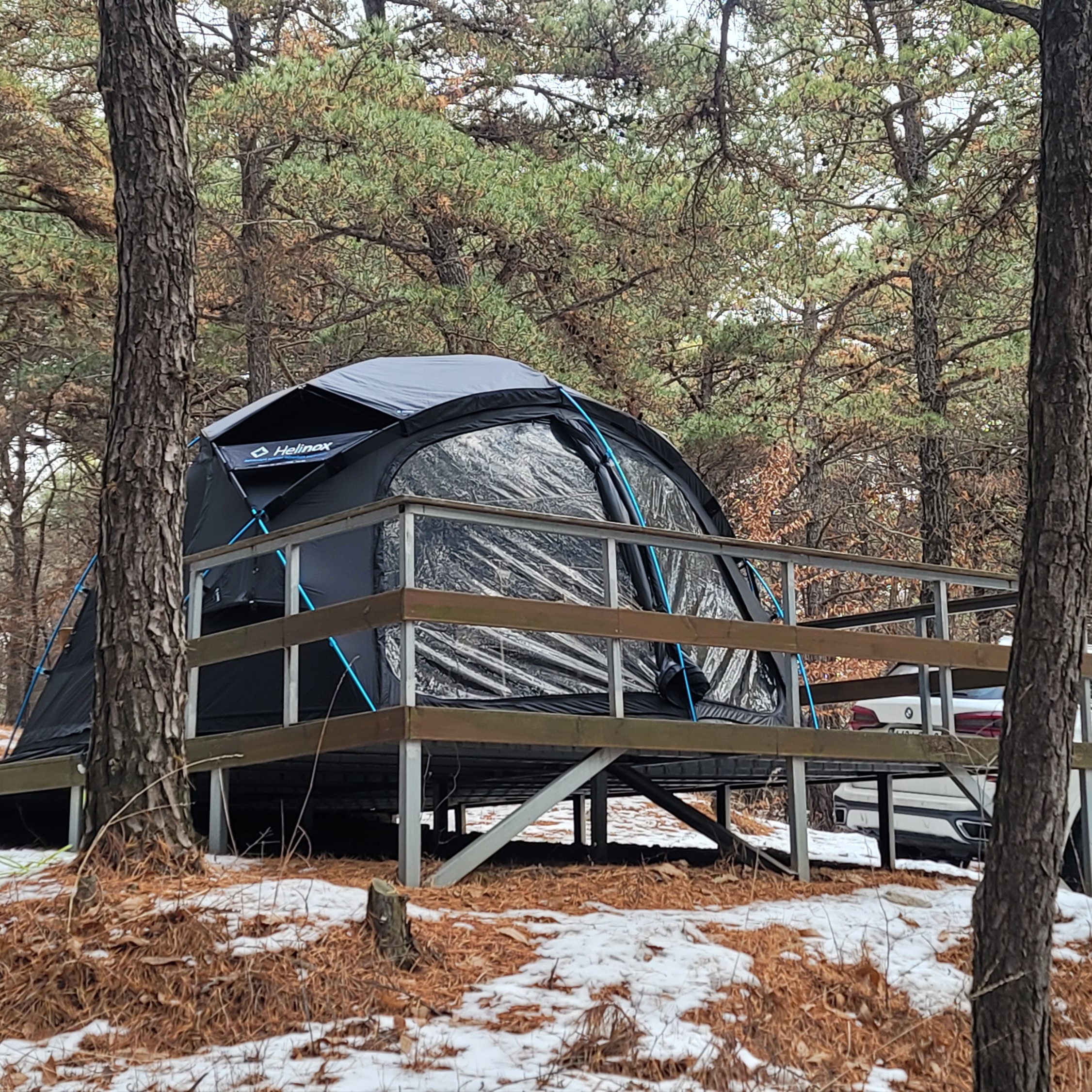 Helinox Nona Dome 4.0 Black 착용 스타일