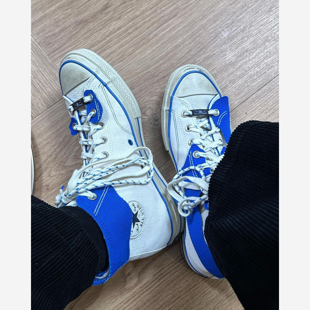 Converse x Ader Error Chuck 70 High White 착용 스타일 - 4