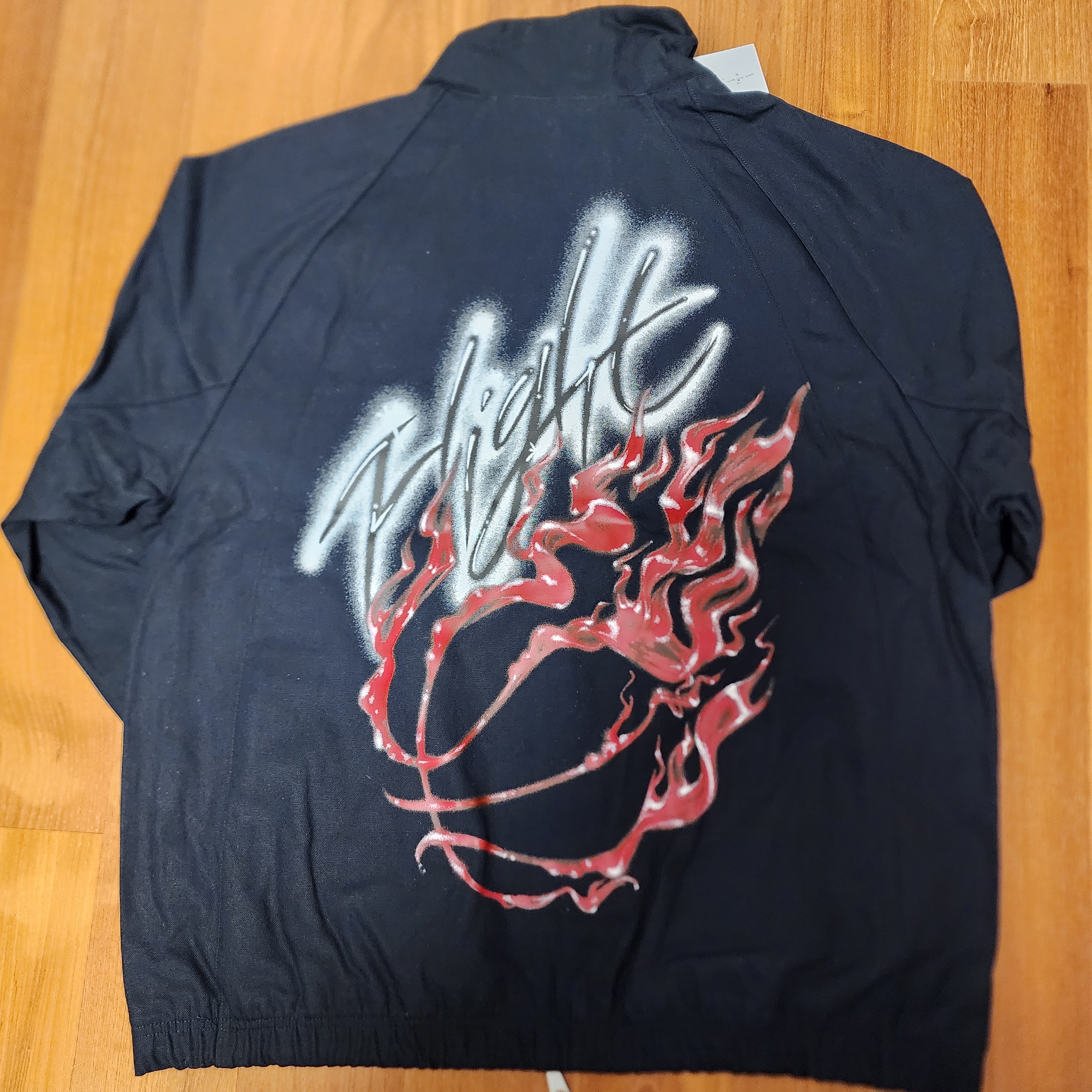 Jordan x Travis Scott Woven Jacket Black - US/EU 착용 스타일 - 3