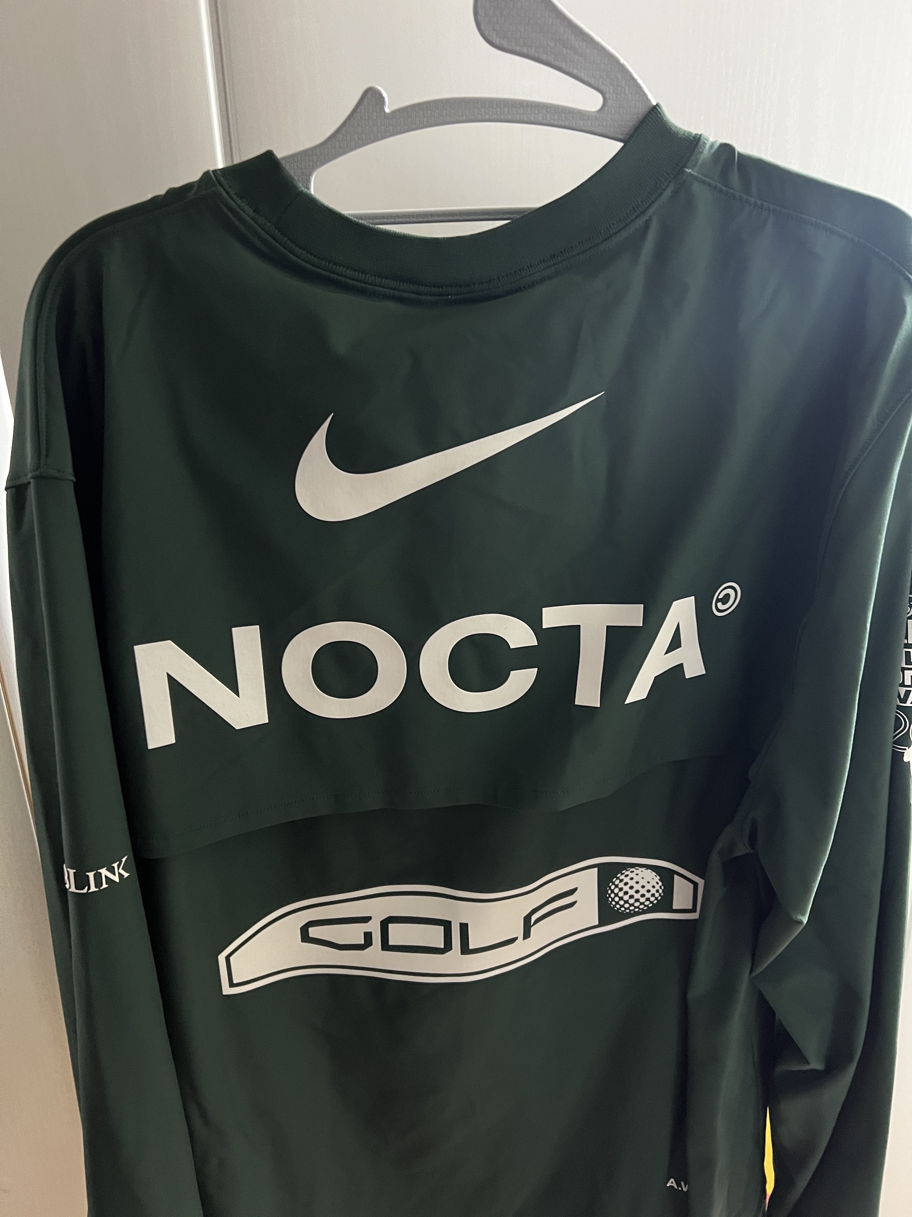 Nike x Drake Nocta Golf Crewneck Top Green - US/EU 착용 스타일