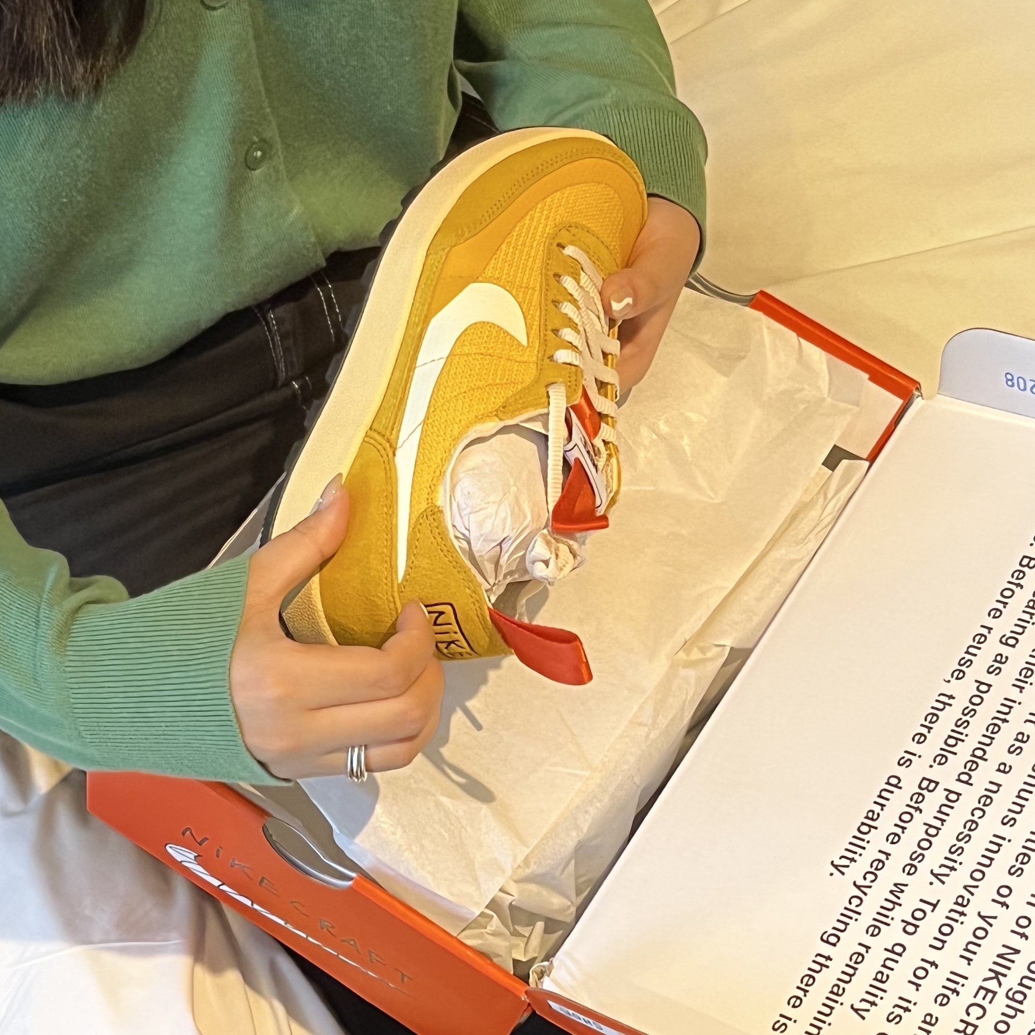 Nike x Tom Sachs General Purpose Shoe Archive, (W) Nike Dunk Low Medium Olive 착용 스타일 - 1