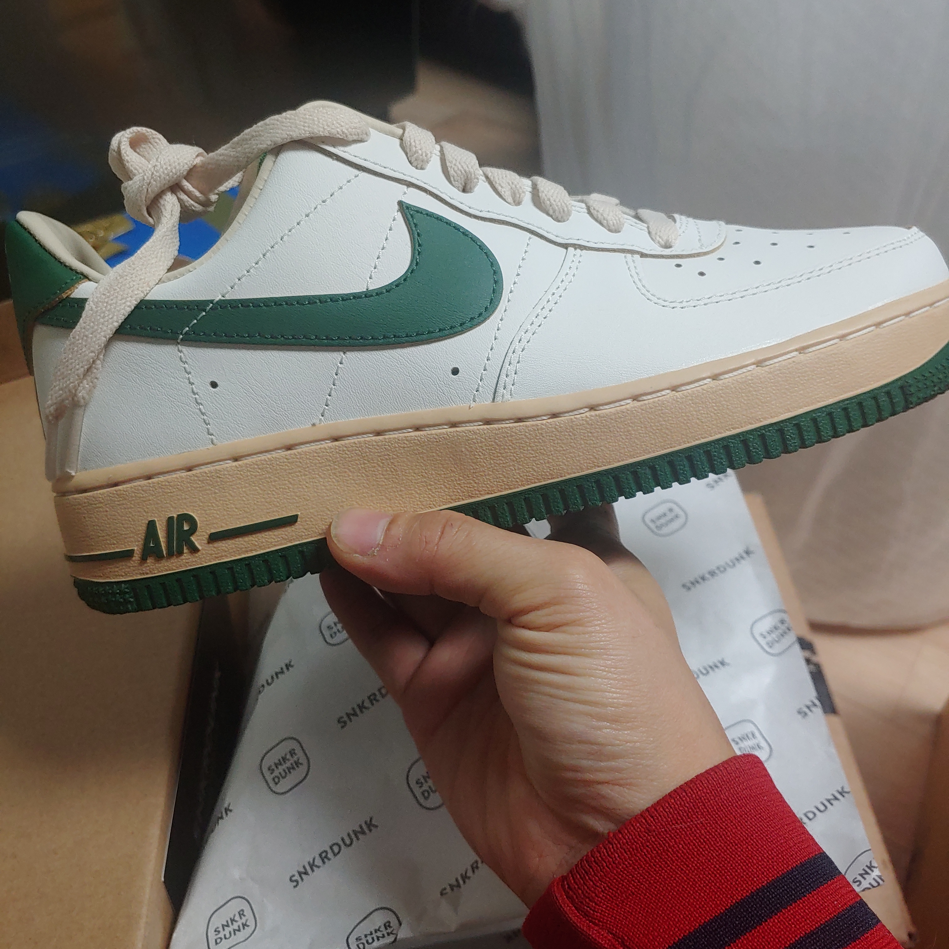 (W) Nike Air Force 1 Low Gorge Green 착용 스타일