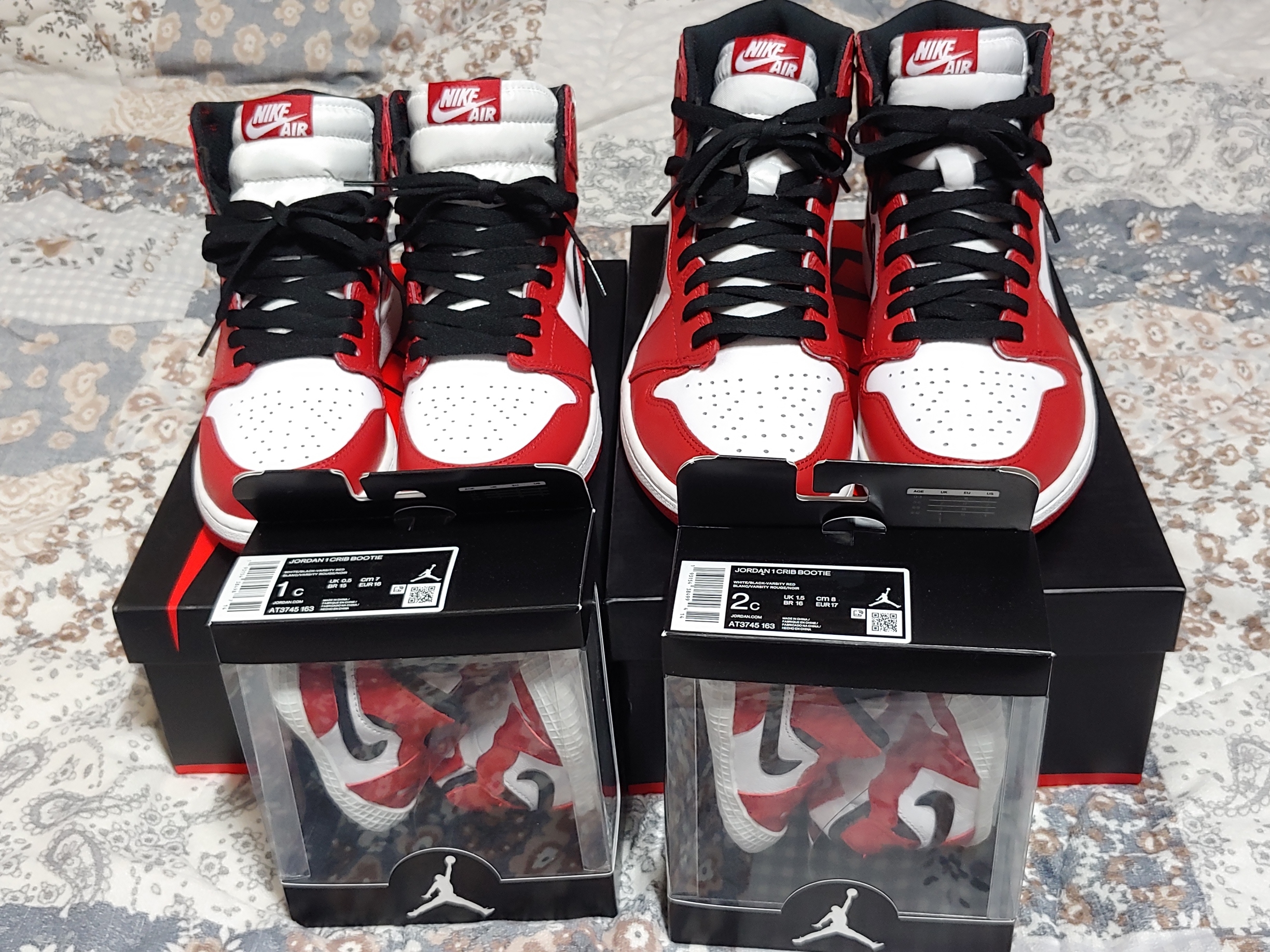 Jordan 1 Retro High OG Chicago 2015, (GS) Jordan 1 Retro High OG Chicago 2015 착용 스타일 - 1