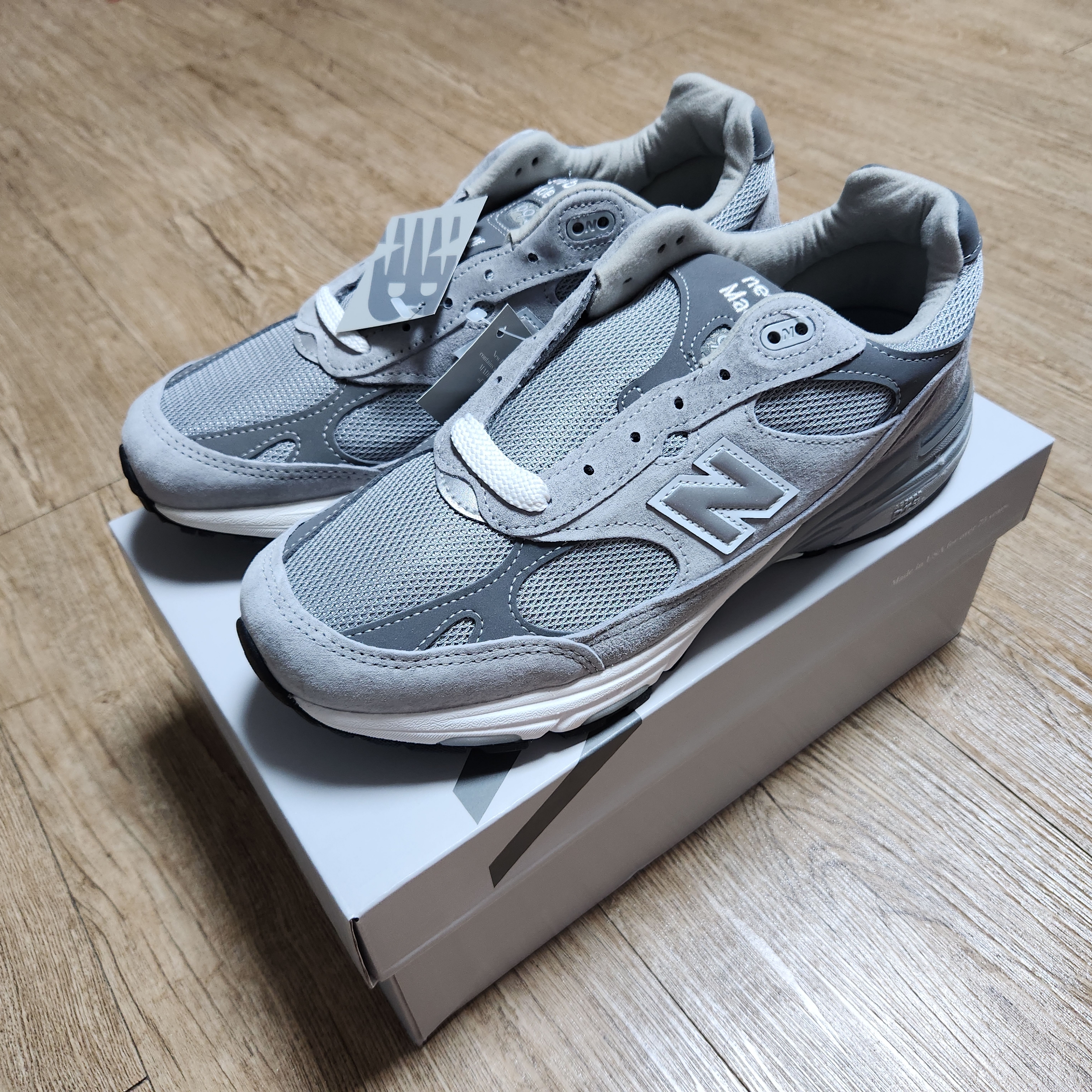 New Balance 993 Made in USA Grey - D Standard 착용 스타일