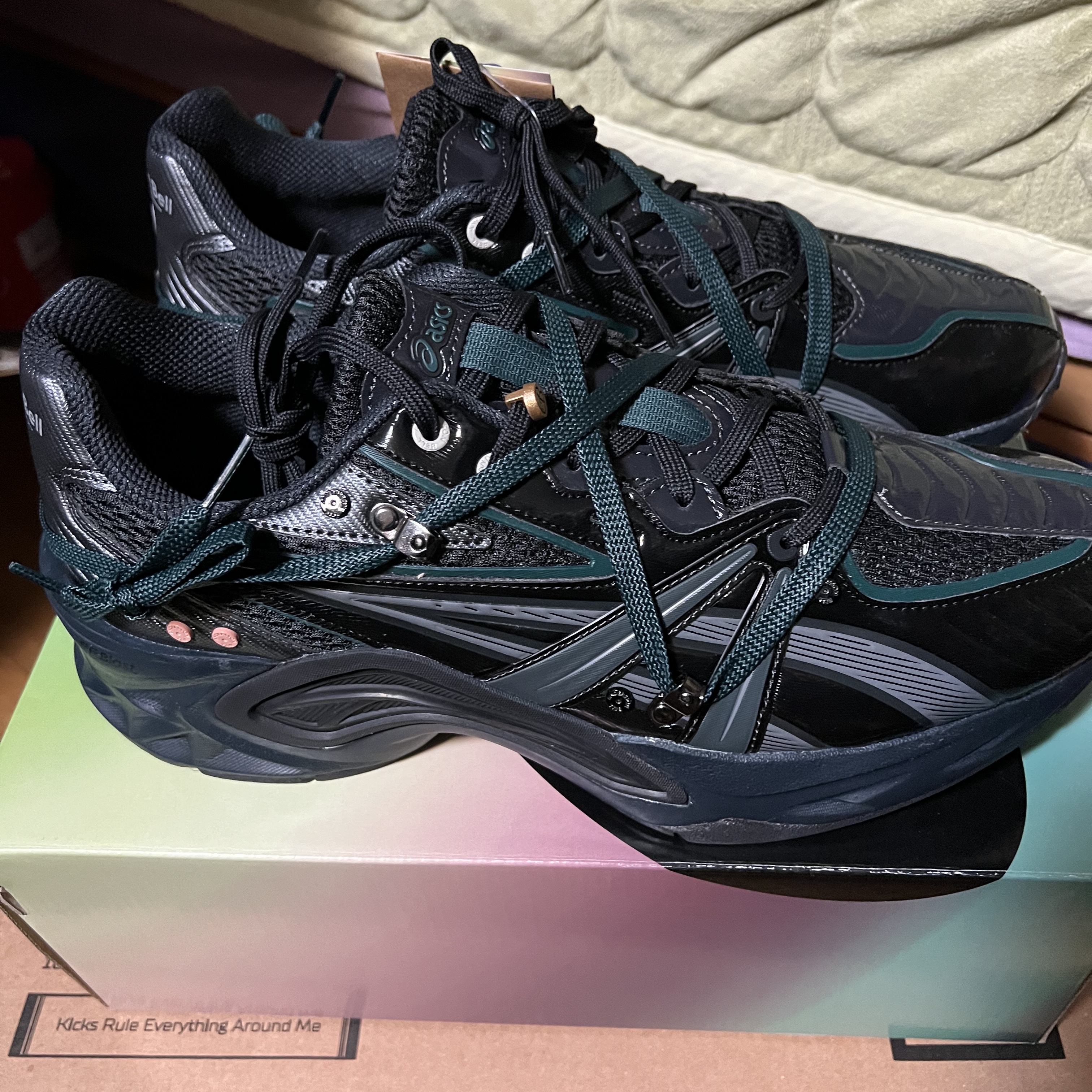 Asics x Andersson Bell HN2-S Protoblast Black 착용 스타일 - 1