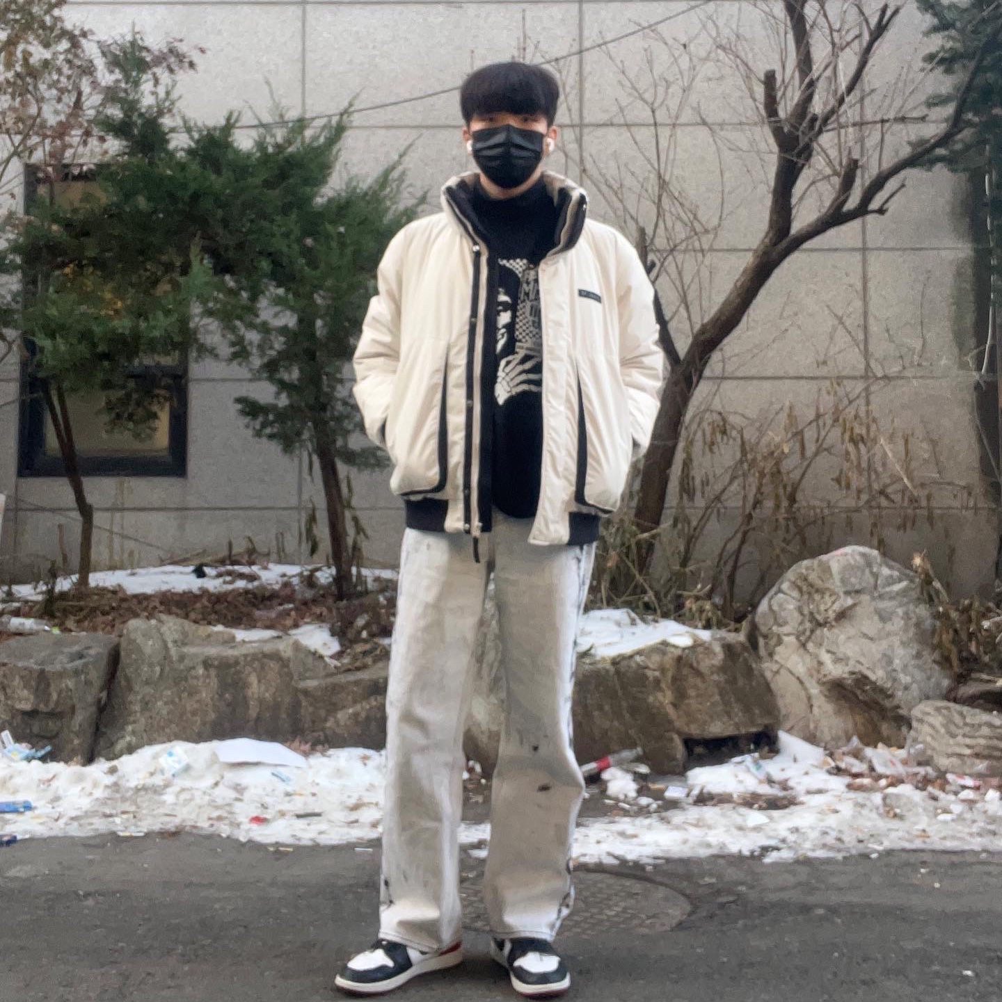 Jordan 1 Retro High OG Black Toe 2016 착용 스타일 - 2