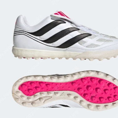 Adidas Predator Precision.1 TF Cloud White Team Shock Pink 착용 스타일 - 1