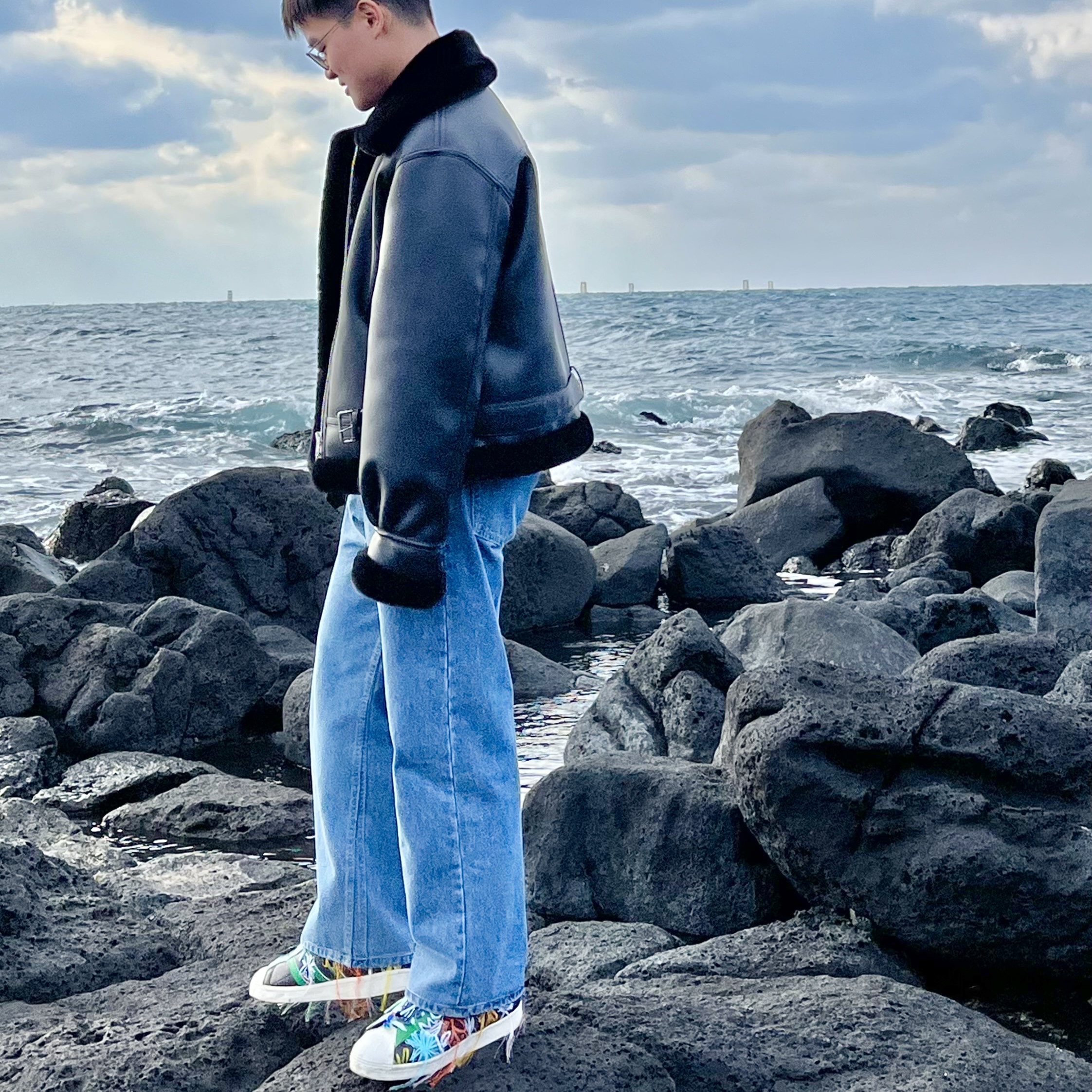 Adidas x Sean Wotherspoon Superstar Superearth Black 착용 스타일