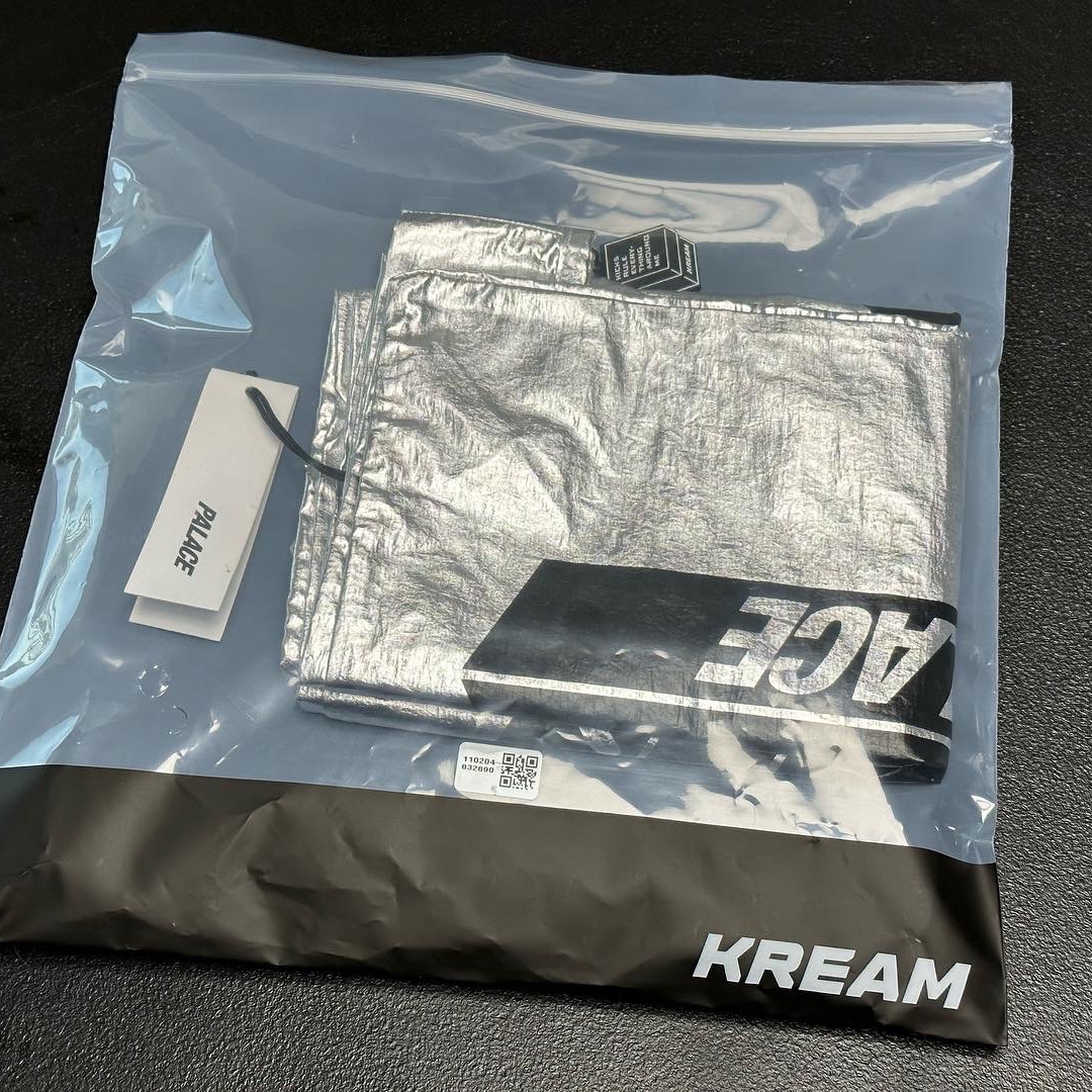 Palace Palace Shop Reusable Bag Silver - 22FW 착용 스타일 - 2
