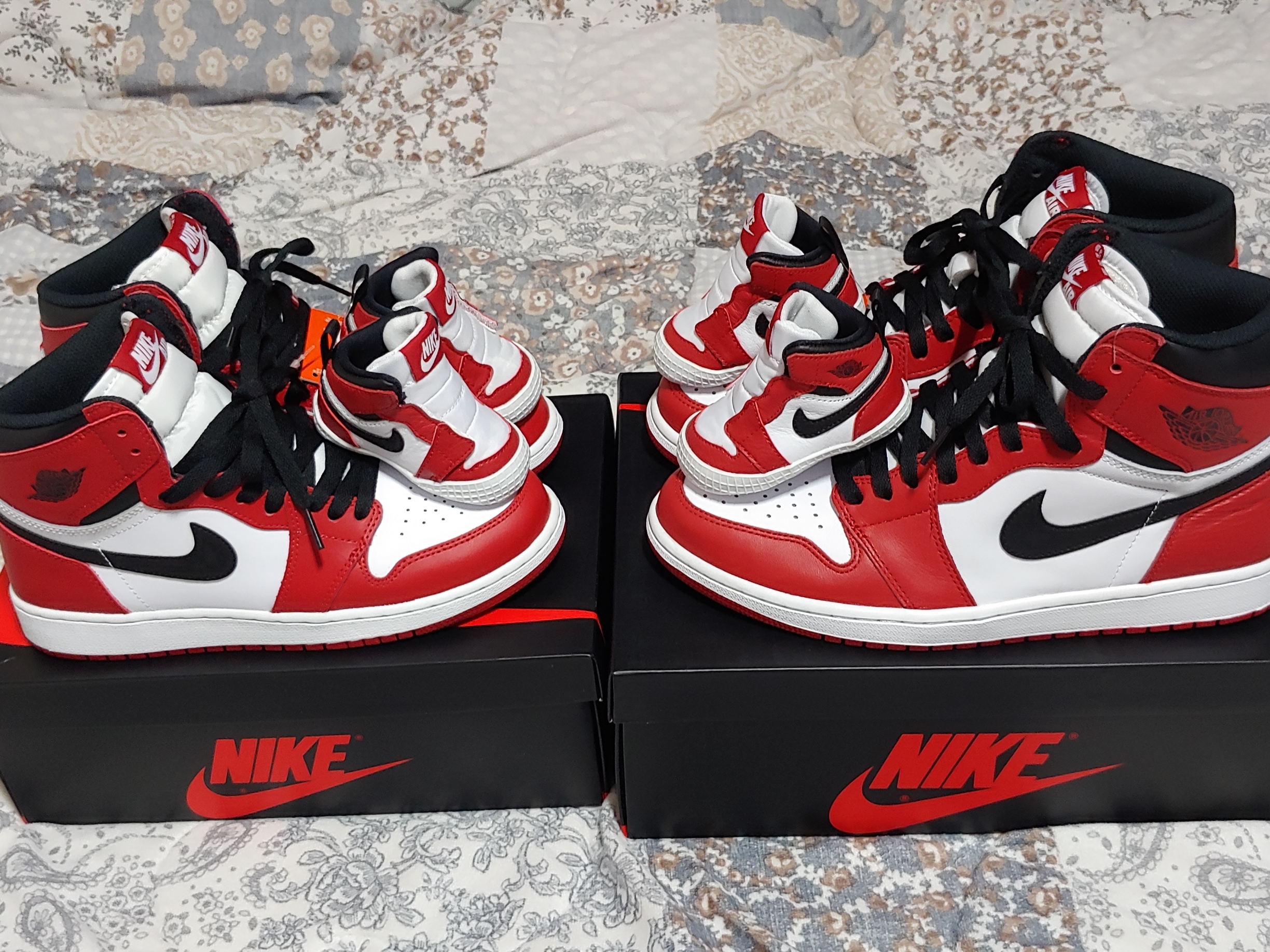 Jordan 1 Retro High OG Chicago 2015, (GS) Jordan 1 Retro High OG Chicago 2015 착용 스타일 - 2