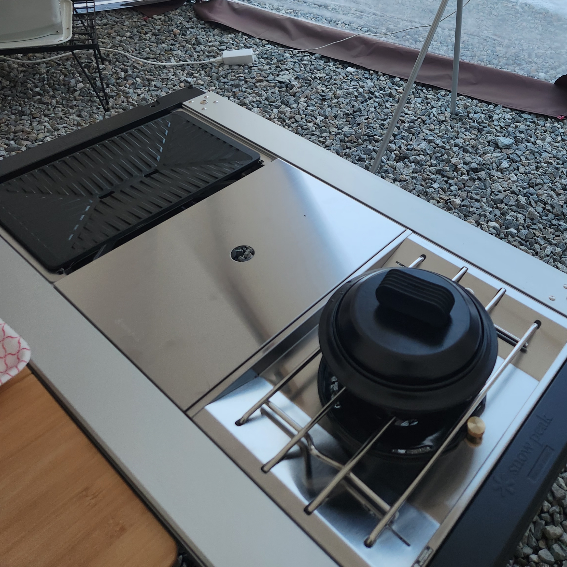 Snow Peak Flat Burner (Korean Ver.), Snow Peak Grill Burner Seppou-en (Korean Ver.) 착용 스타일