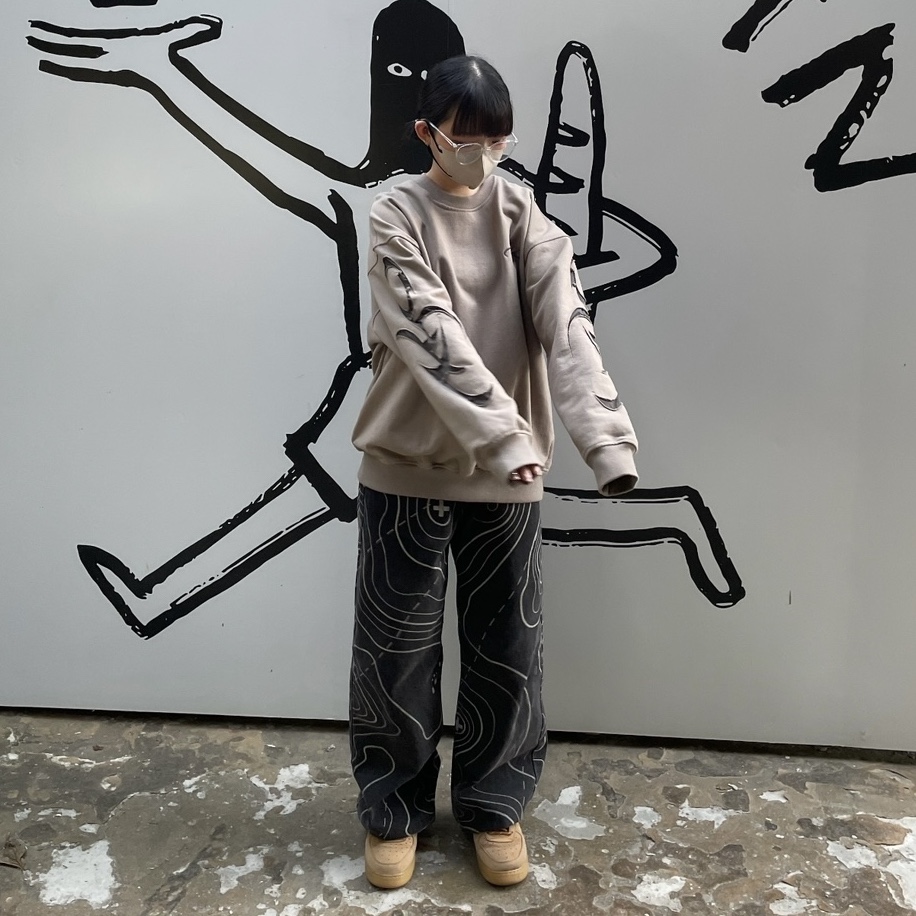Nike Air Force 1 '07 WB Flax, Human Made Fleece Jacket Black 착용 스타일 - 5