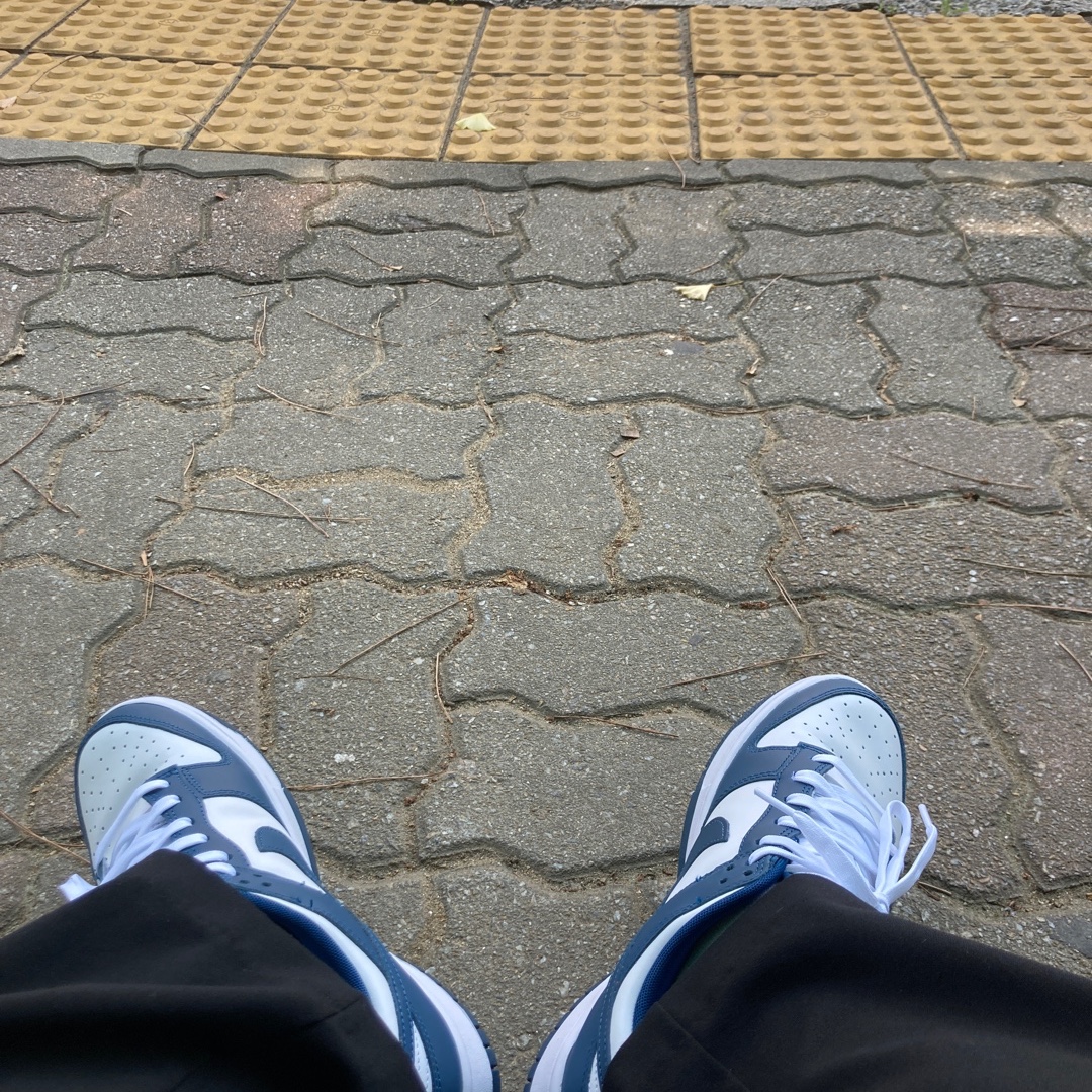 Nike Dunk Low Retro Valerian Blue 착용 스타일