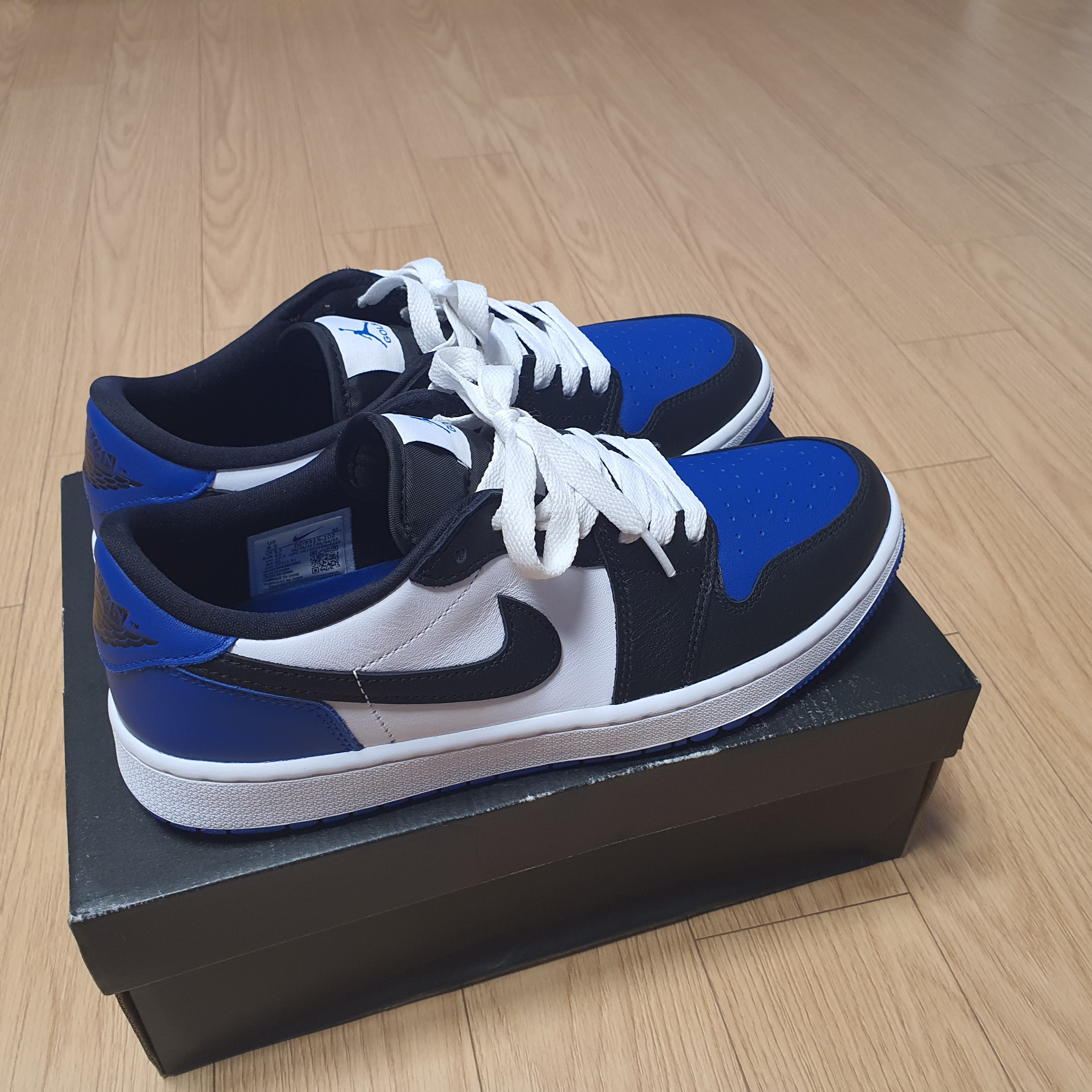 Jordan 1 Low Golf Sport Royal 착용 스타일 - 3