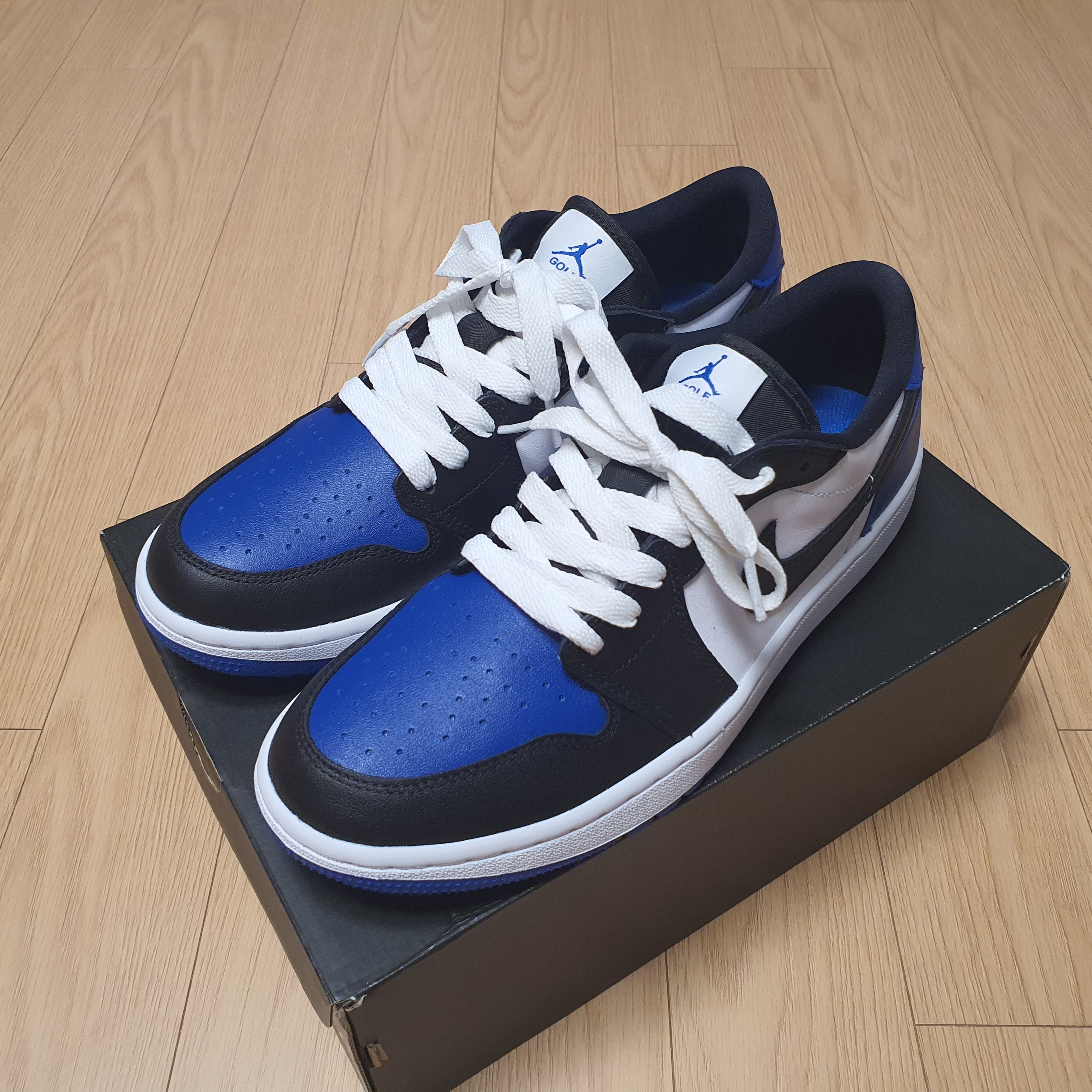 Jordan 1 Low Golf Sport Royal 착용 스타일 - 2