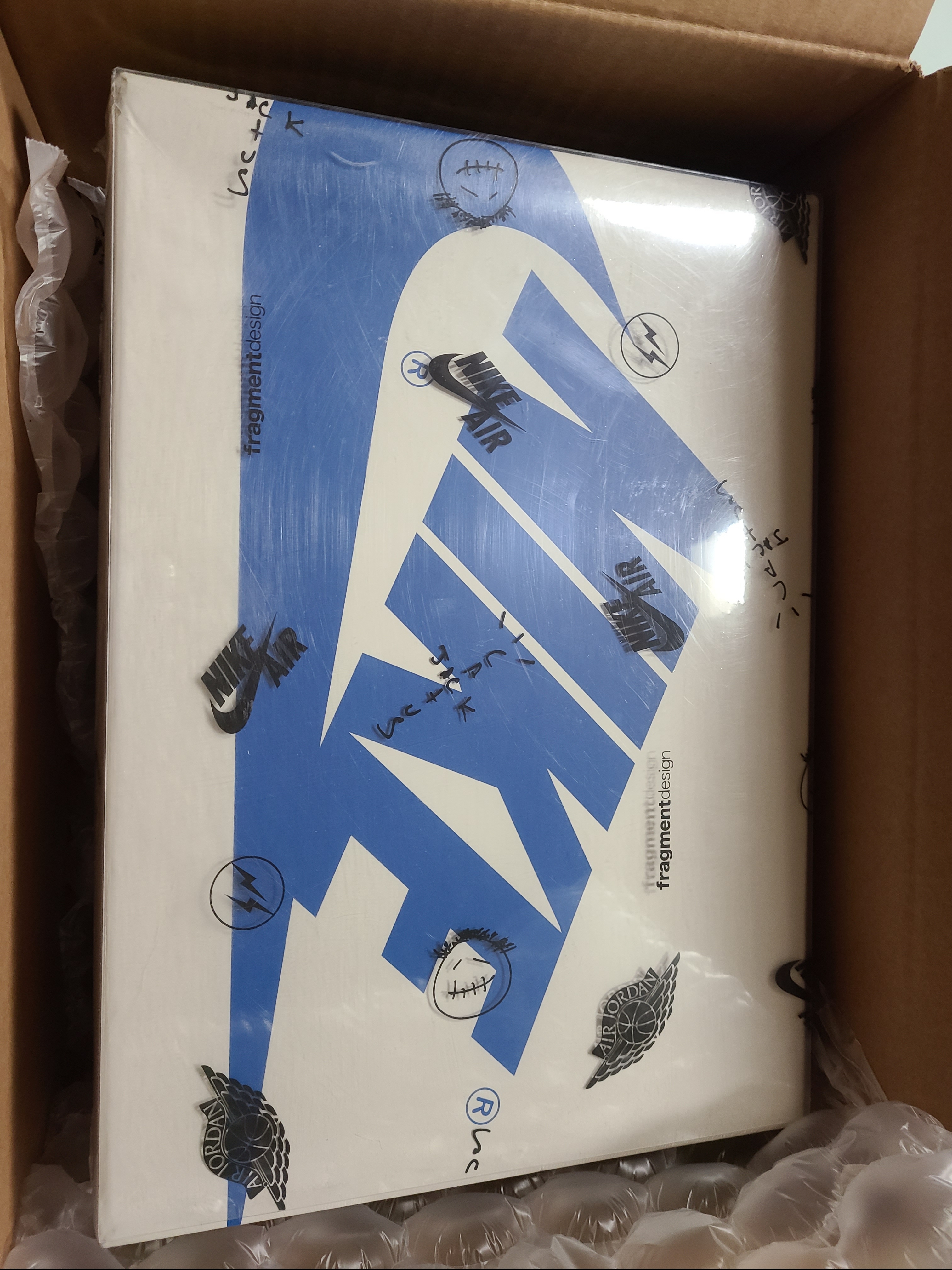 Jordan 1 x Travis Scott x Fragment Retro Low OG SP Military Blue 착용 스타일